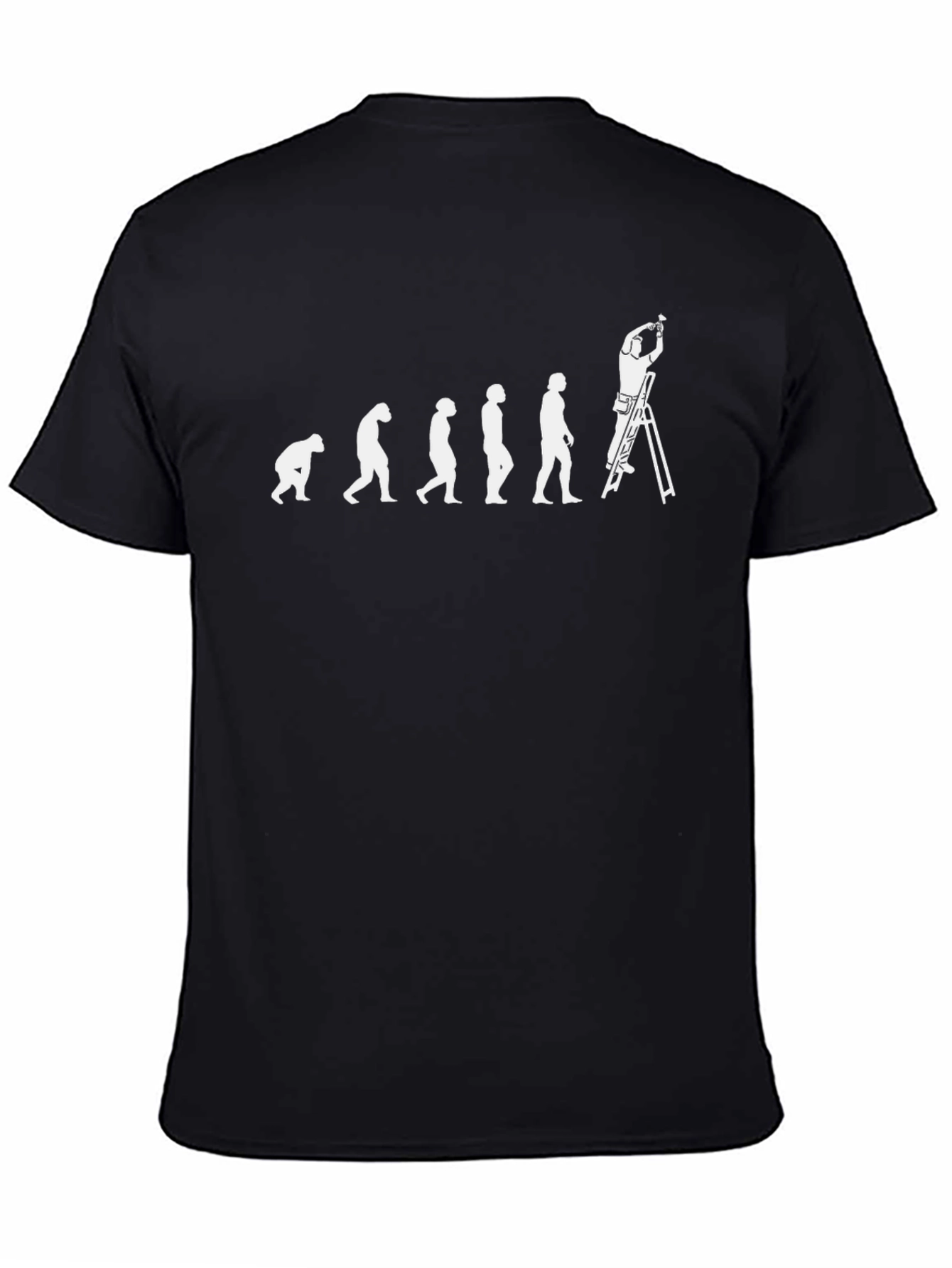 Evolution of Man Painting T-Shirt