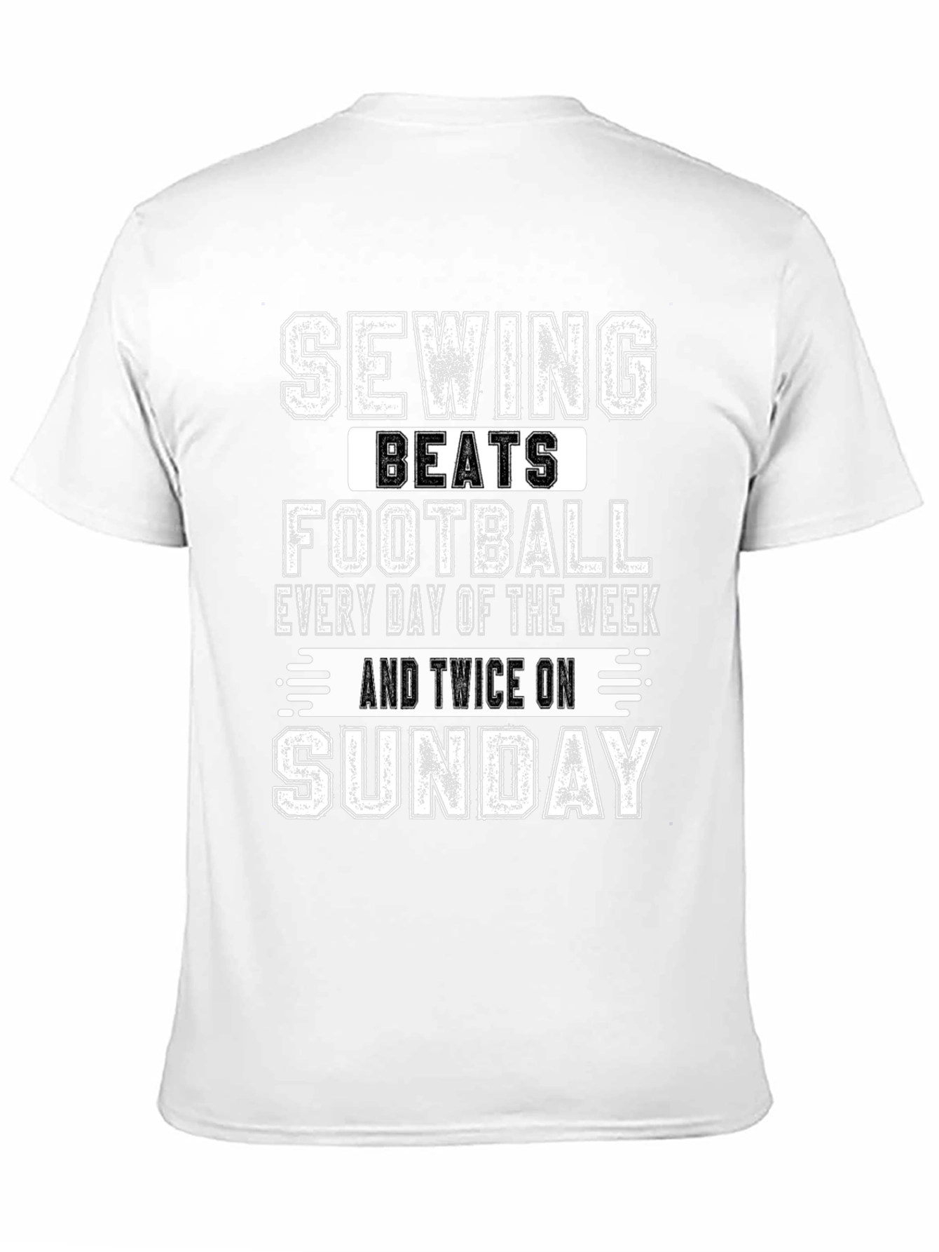Sewing Beats Football T-Shirt - Sunday Special!