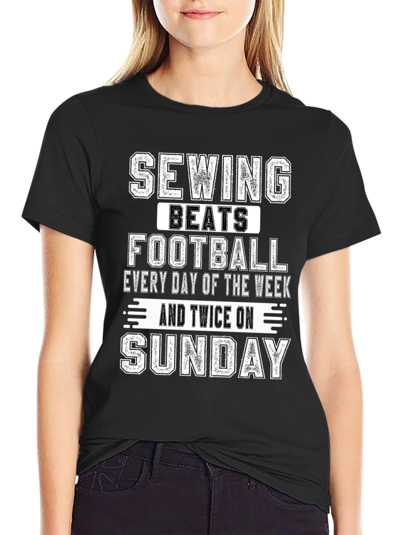 Sewing Beats Football T-Shirt - Sunday Special!
