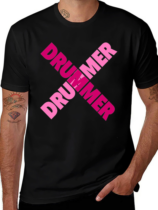 Drummer X T-Shirt - Music Lover Tee