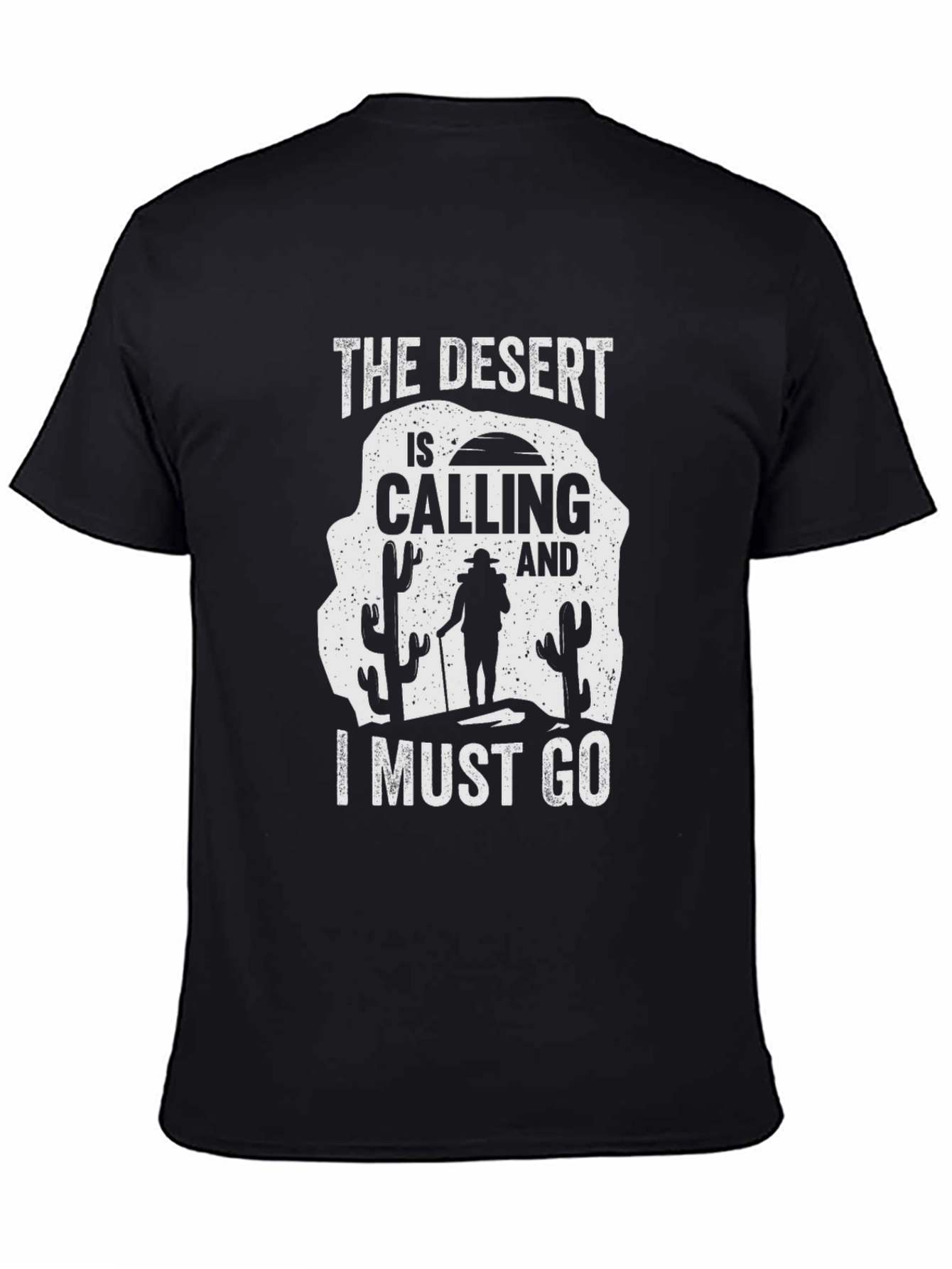 Desert Calling Black T-Shirt