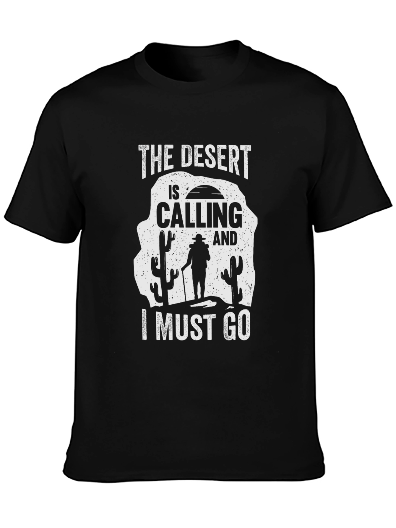 Desert Calling Black T-Shirt