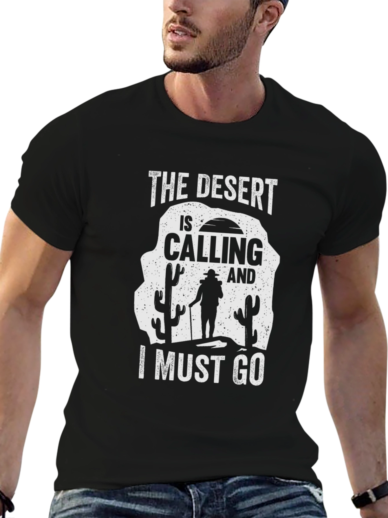 Desert Calling Black T-Shirt