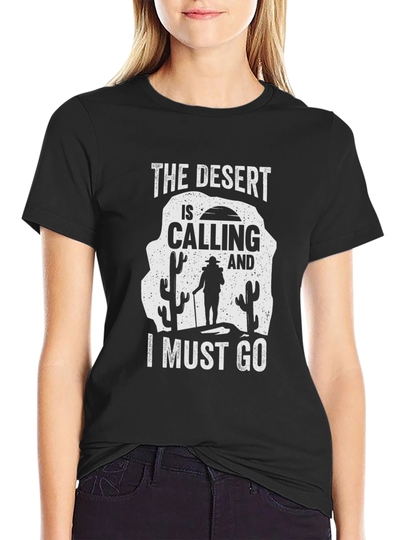 Desert Calling Black T-Shirt