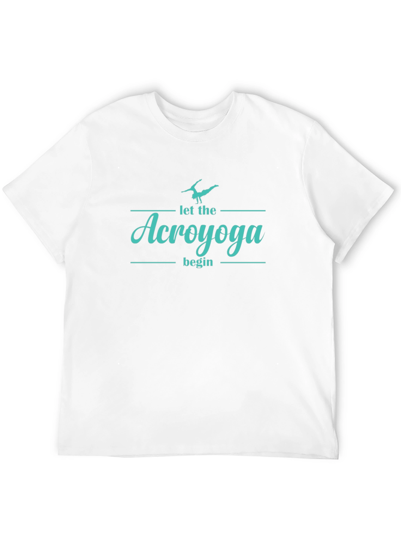 AcroYoga Begin T-Shirt - Yoga Black Cotton