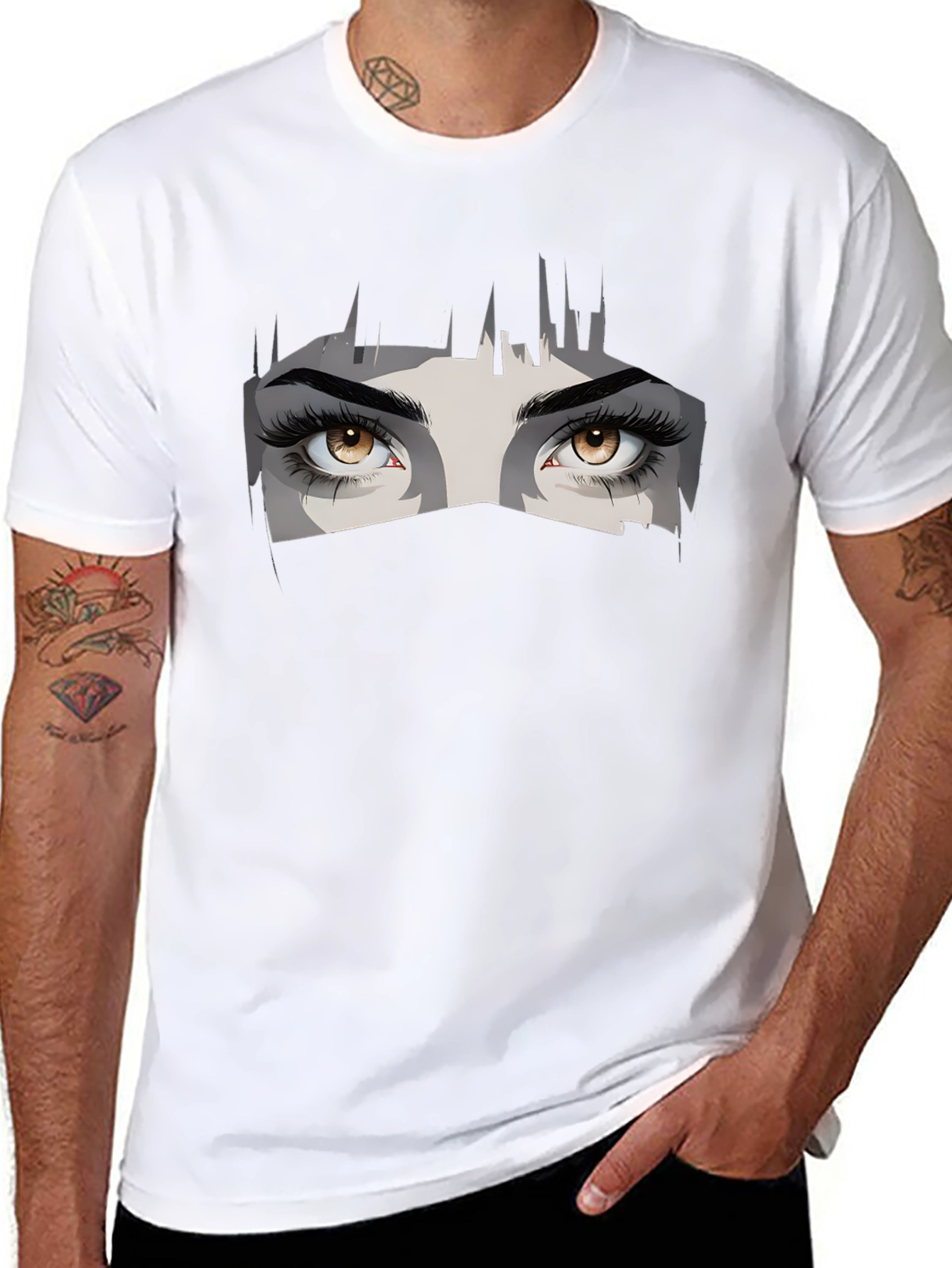 Mystic Eyes Graphic Tee - Urban Style