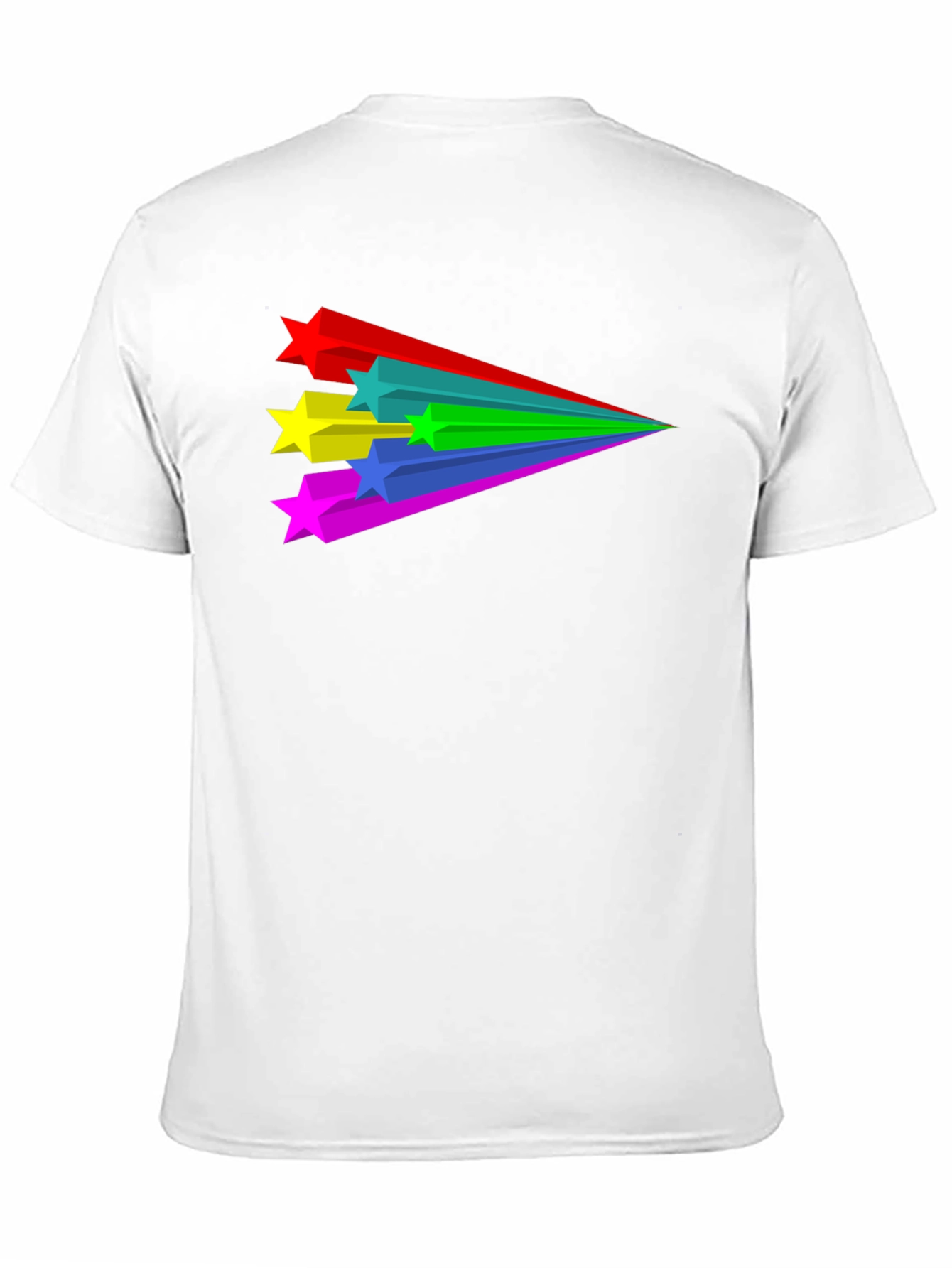 Retro Star Stream T-Shirt - Black