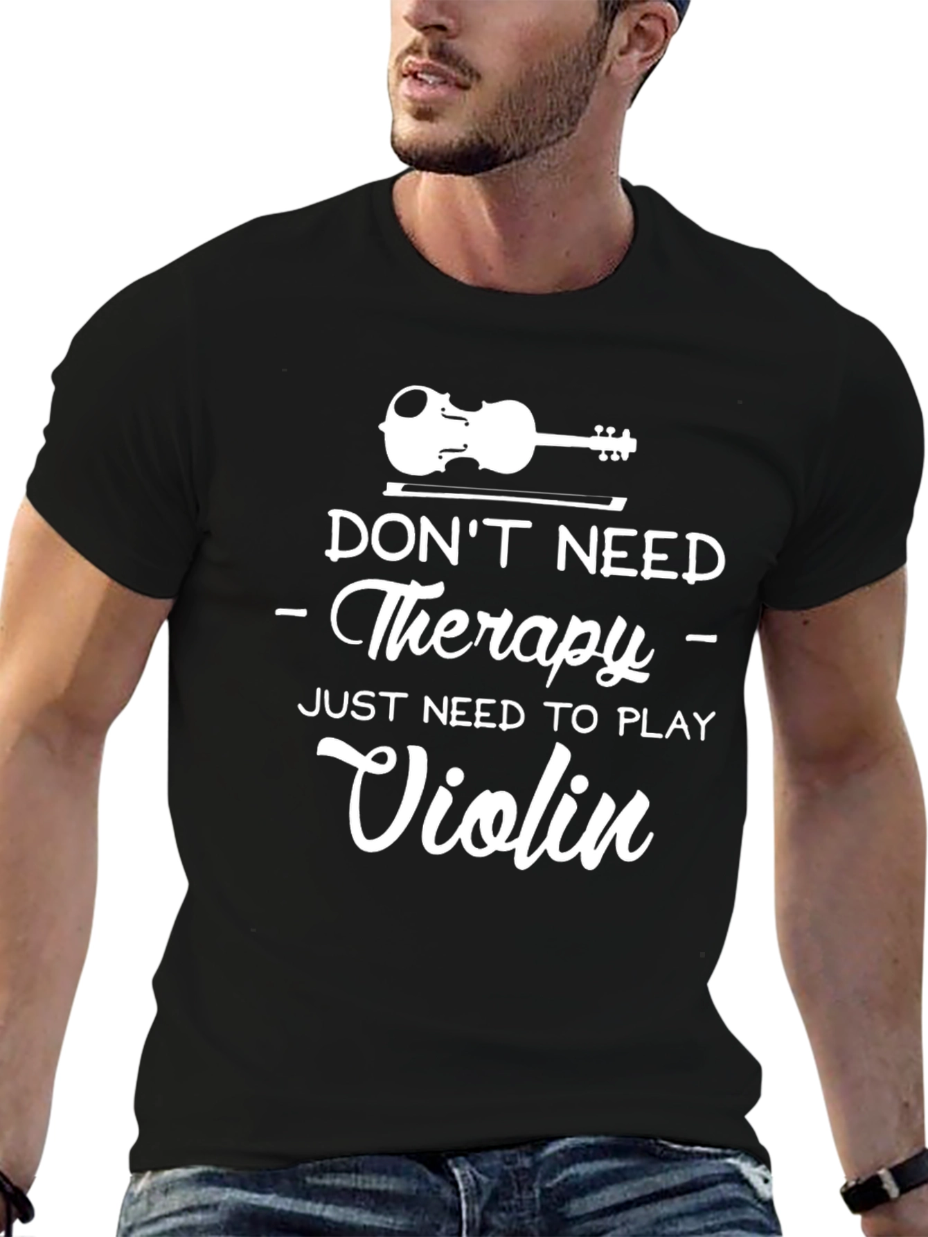 Dont Need Therapy Violin T-Shirt