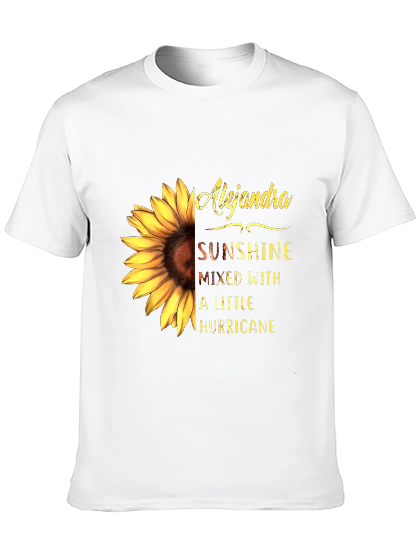 Alejandra Sunflower Tee - Sunshine & Hurricane Graphic T-Shirt