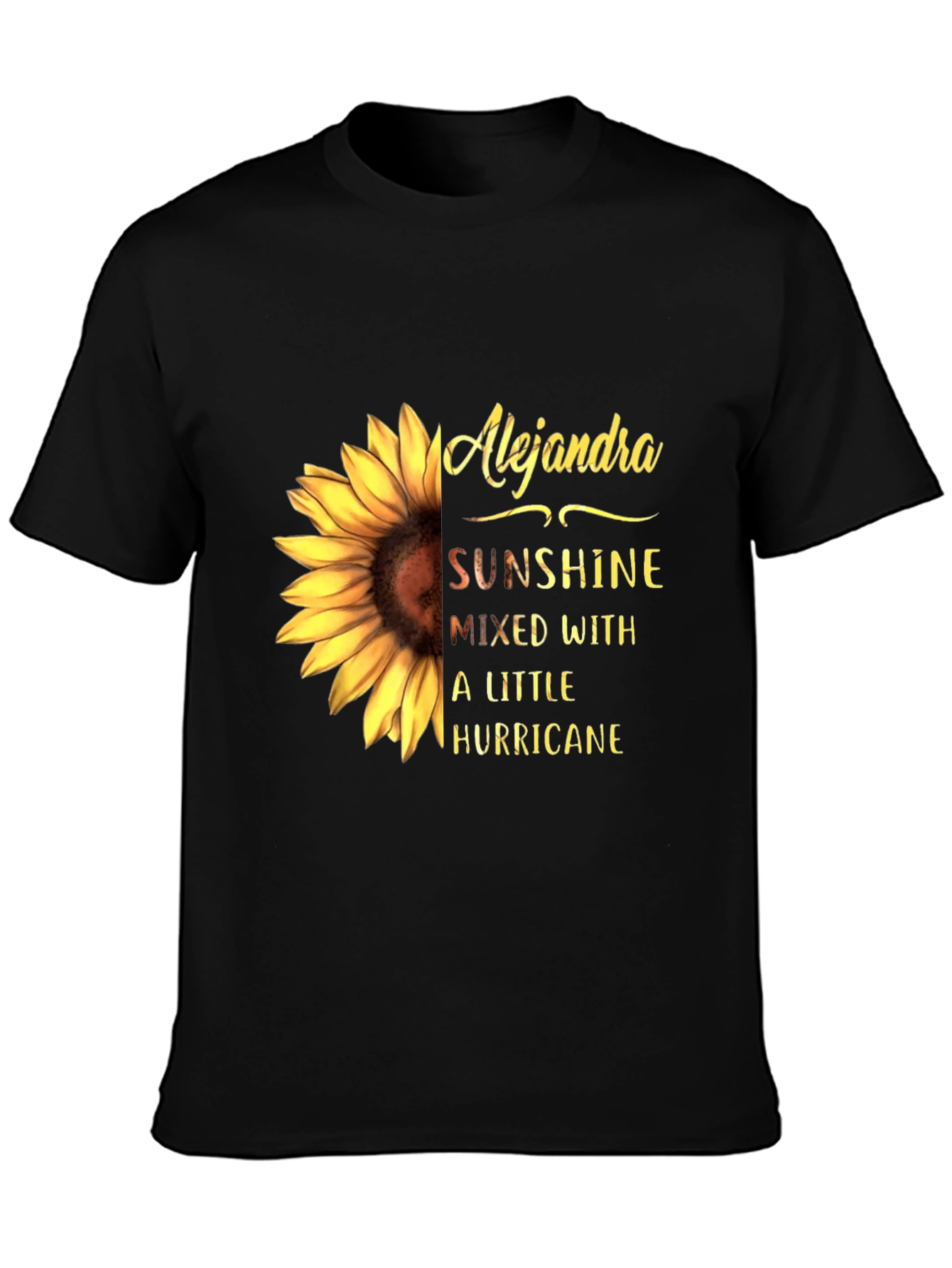 Alejandra Sunflower Tee - Sunshine & Hurricane Graphic T-Shirt