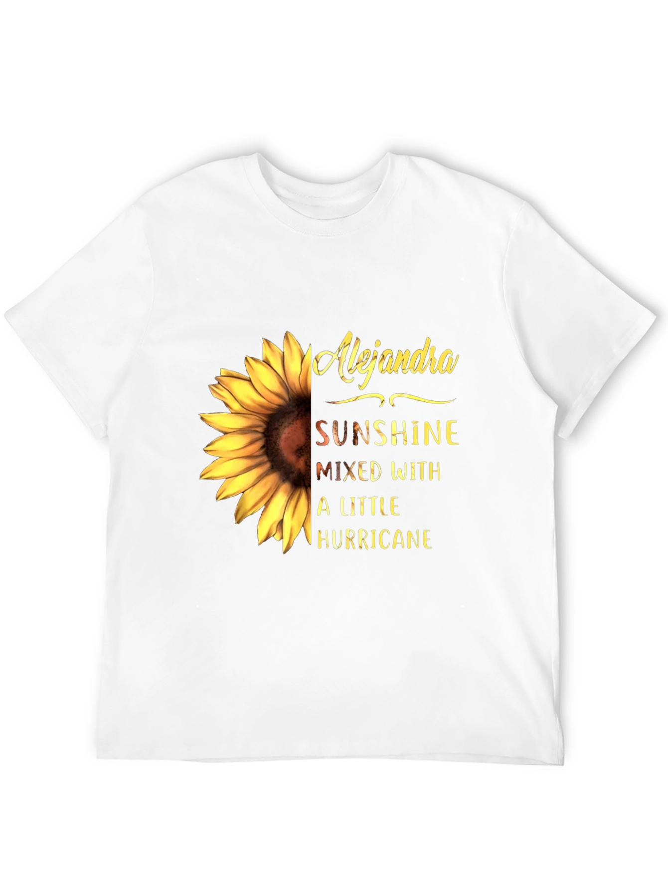 Alejandra Sunflower Tee - Sunshine & Hurricane Graphic T-Shirt
