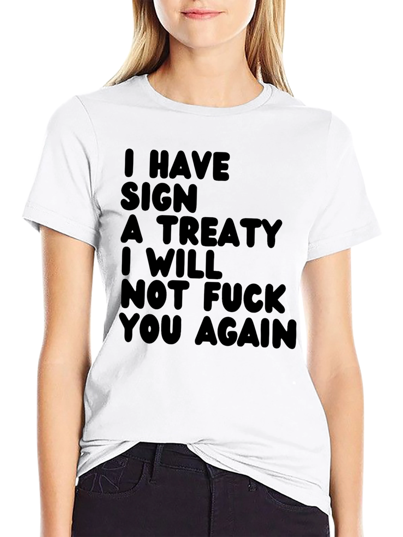 Funny Treaty Graphic T-Shirt