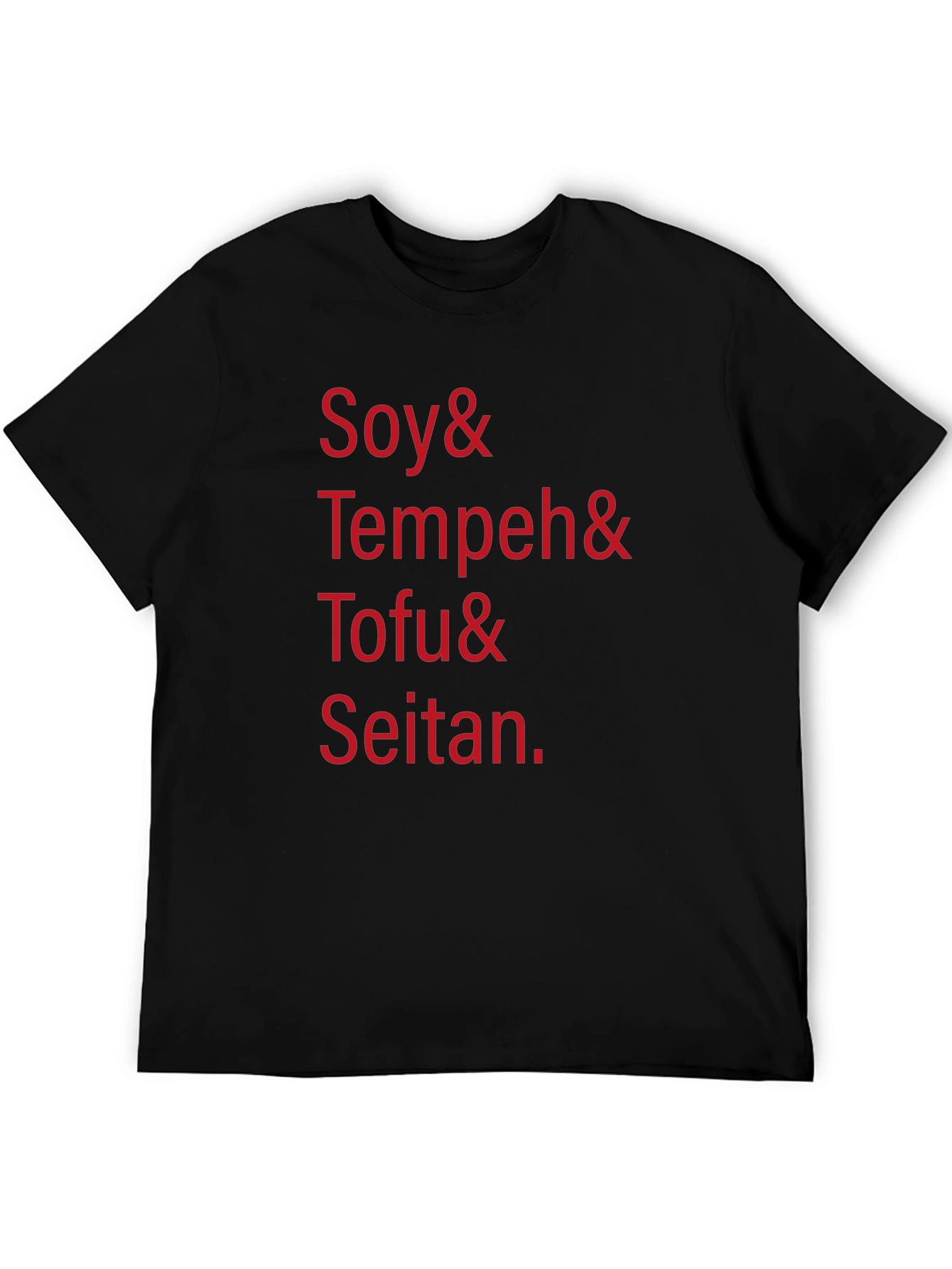 Vegan Food T-Shirt - Soy Tempeh Tofu Seitan