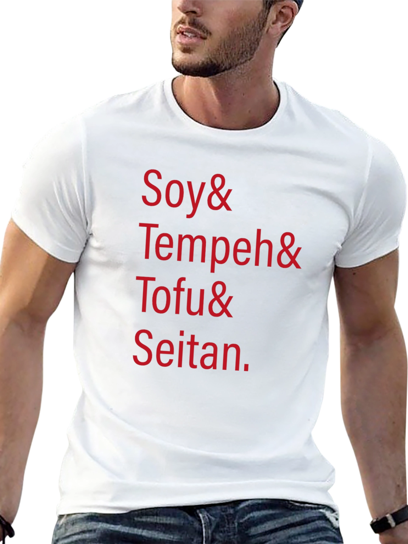 Vegan Food T-Shirt - Soy Tempeh Tofu Seitan