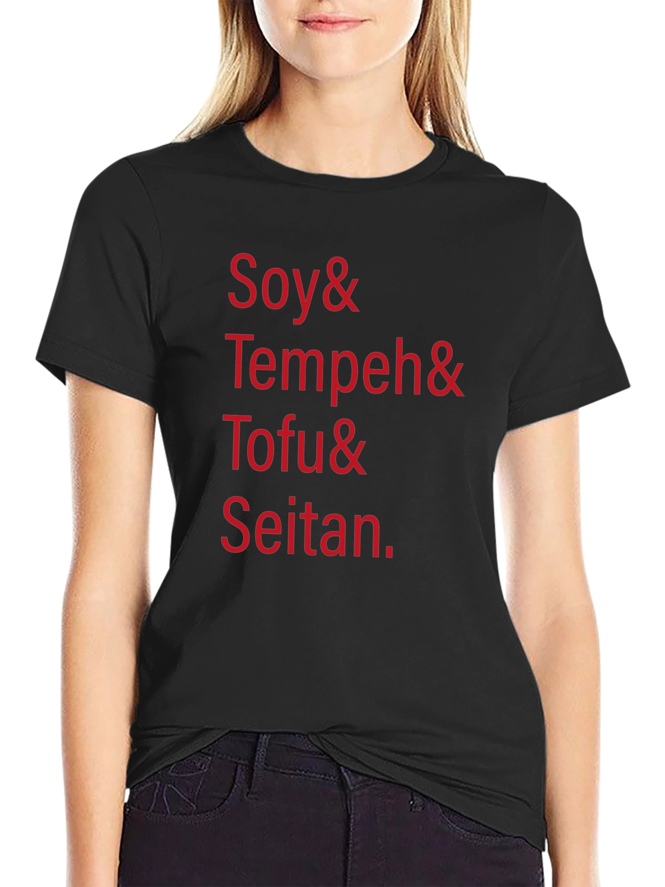 Vegan Food T-Shirt - Soy Tempeh Tofu Seitan