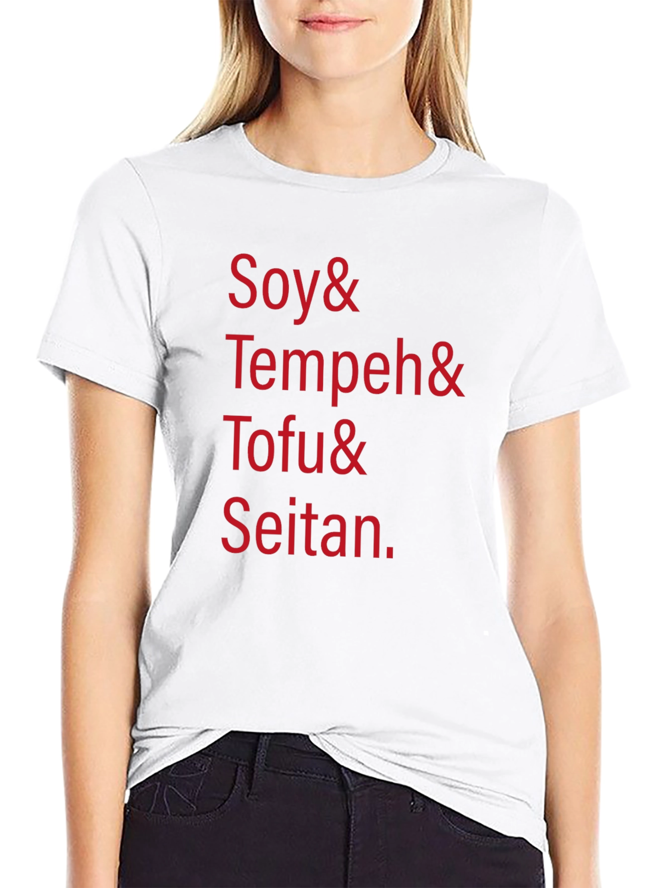 Vegan Food T-Shirt - Soy Tempeh Tofu Seitan