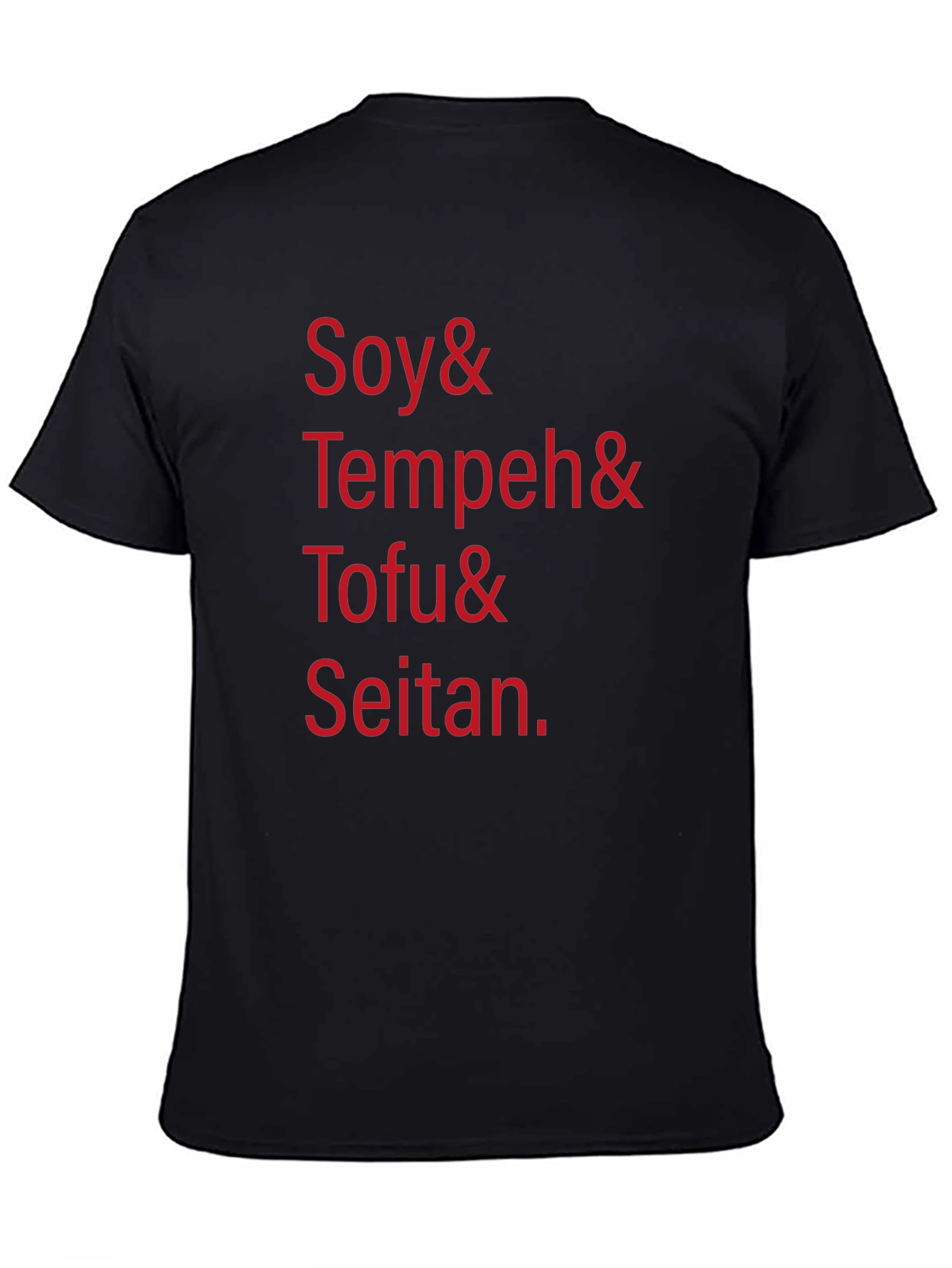 Vegan Food T-Shirt - Soy Tempeh Tofu Seitan