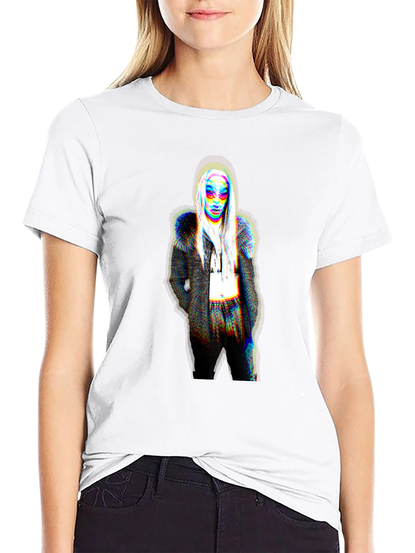 Abstract Woman Graphic Tee