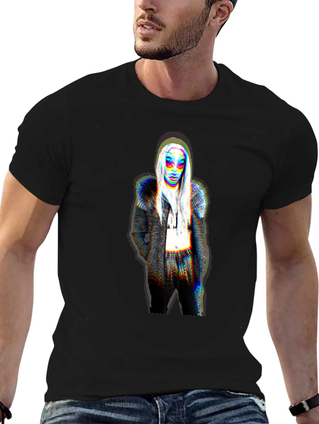 Abstract Woman Graphic Tee