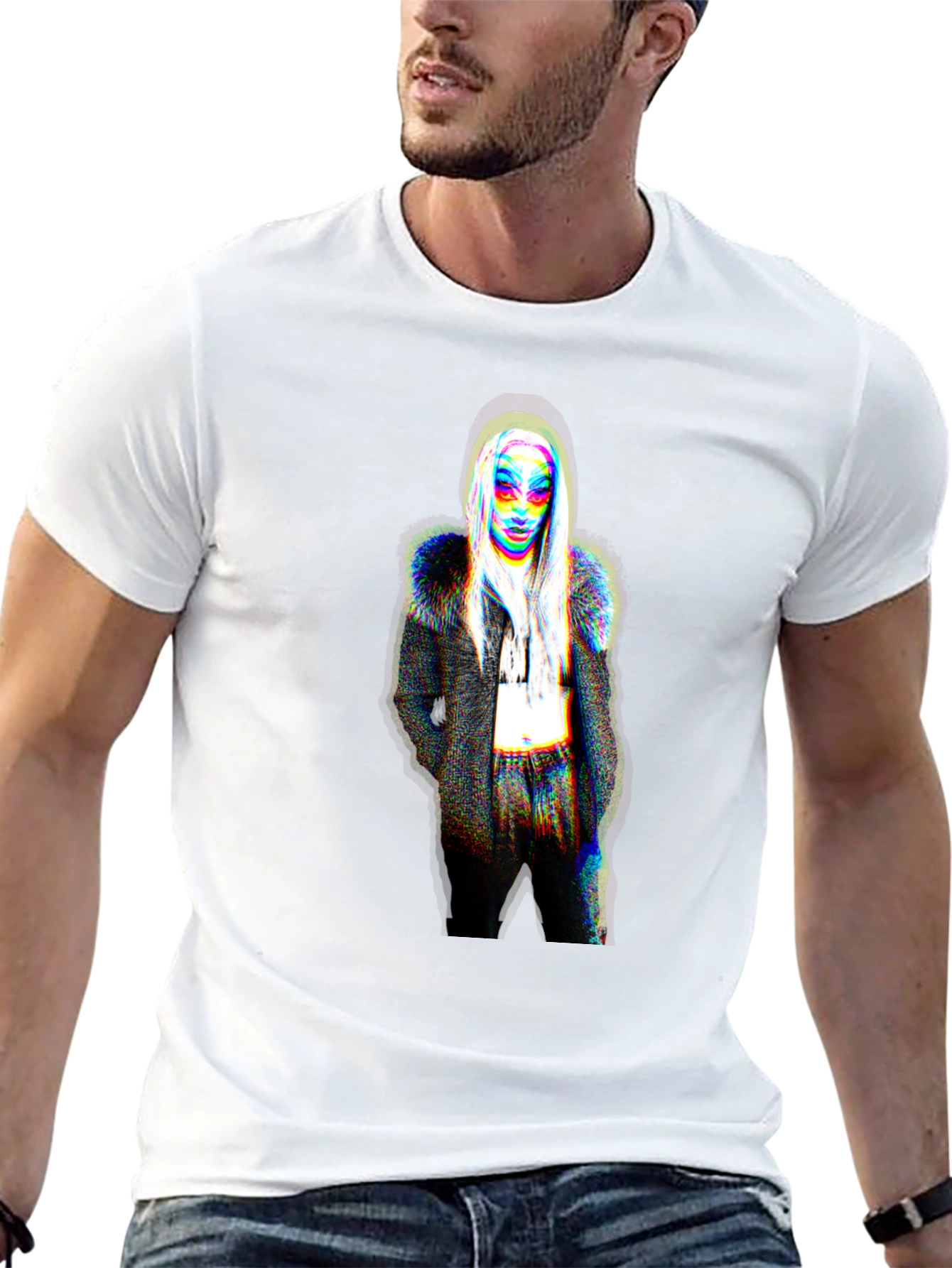 Abstract Woman Graphic Tee