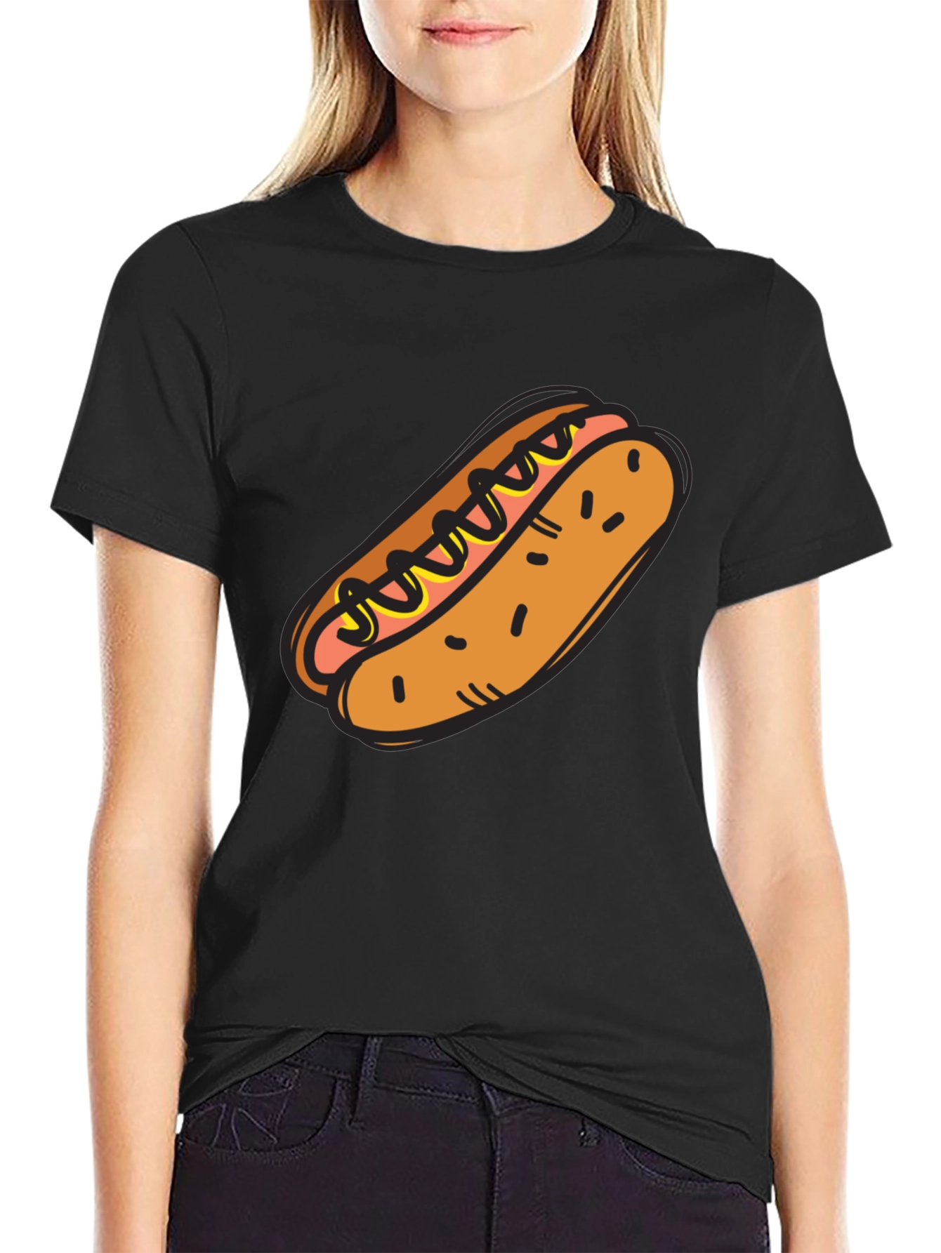Hot Dog Graphic Tee - Novelty T-Shirt