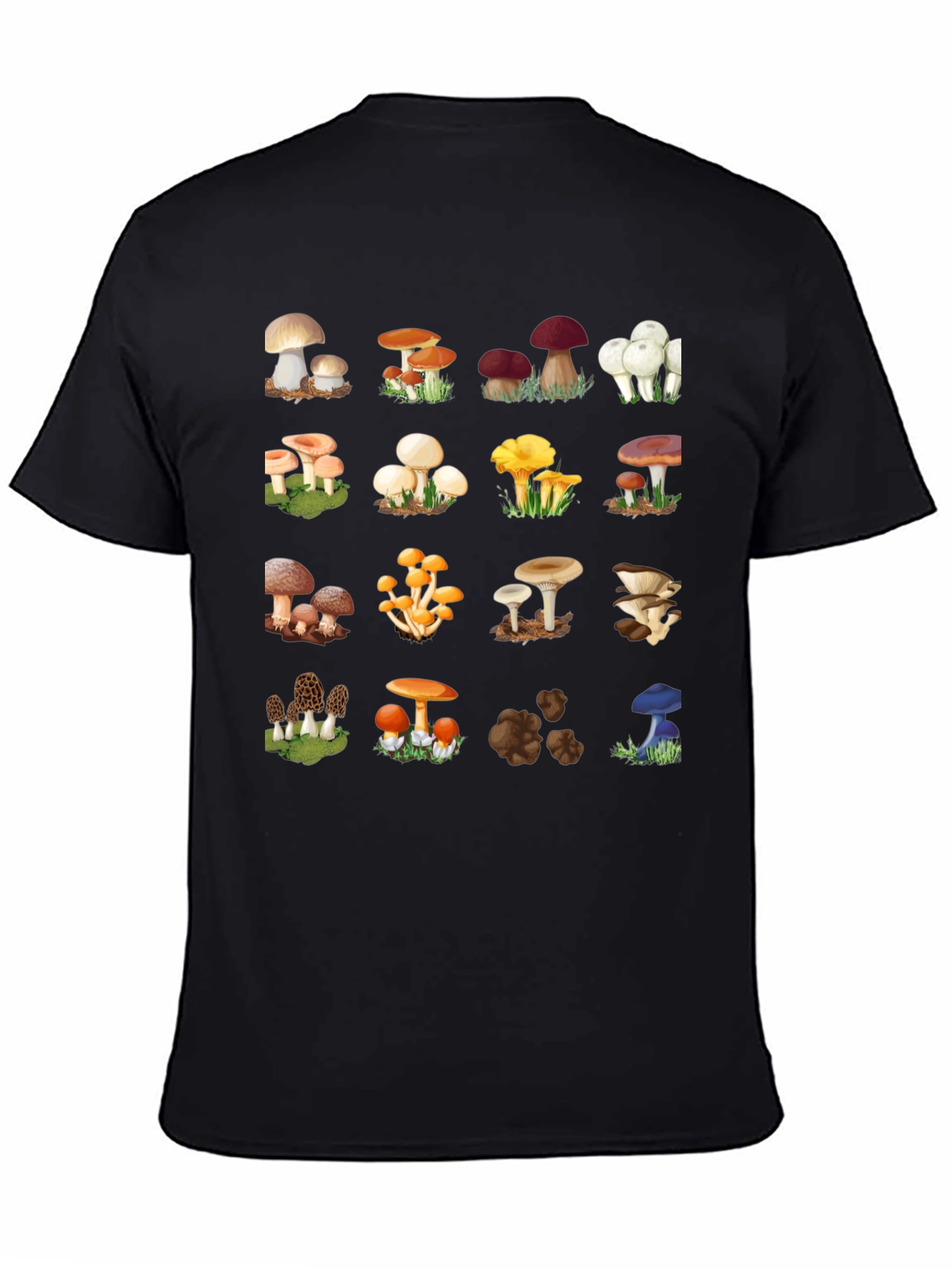 Mushroom Pattern T-Shirt