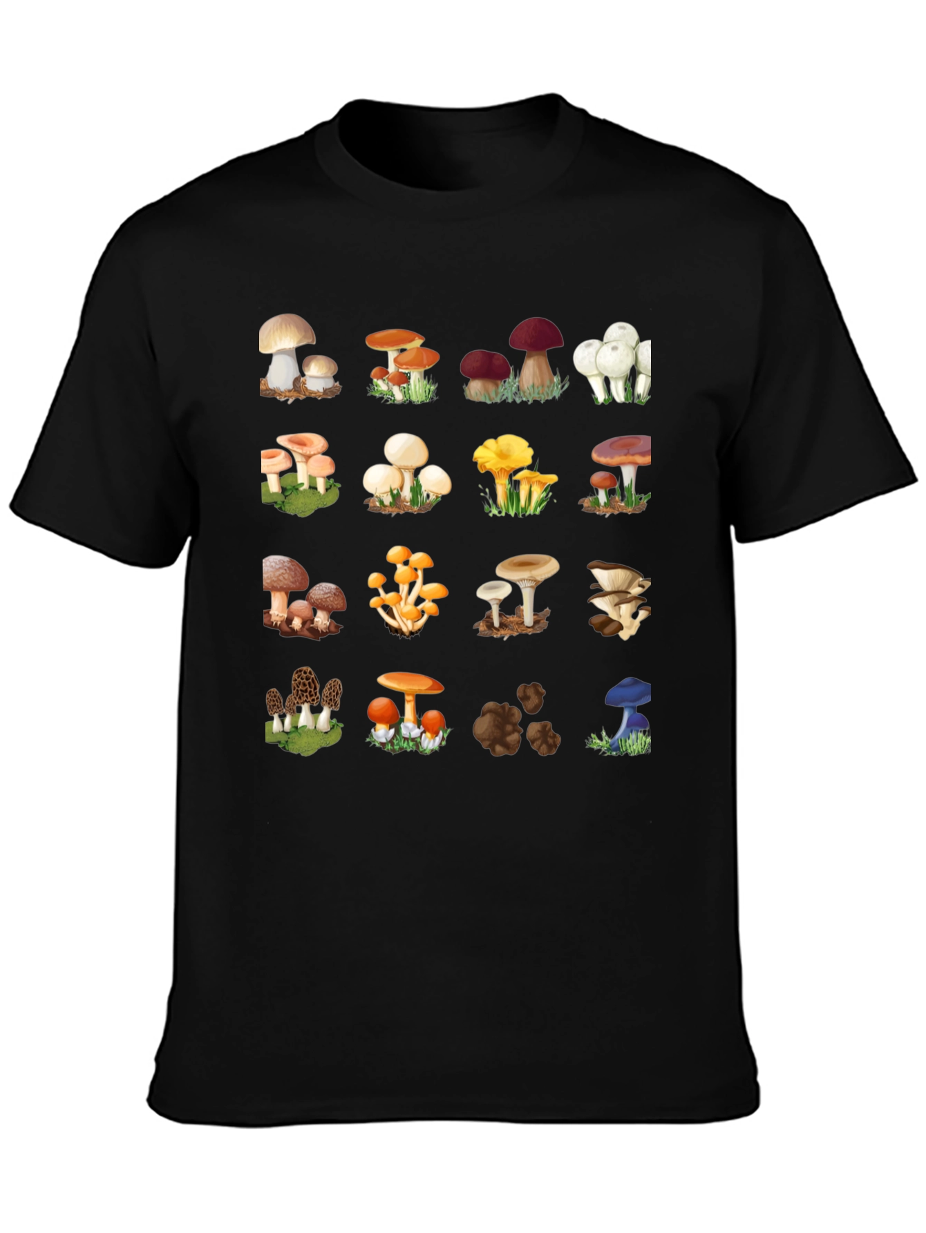 Mushroom Pattern T-Shirt