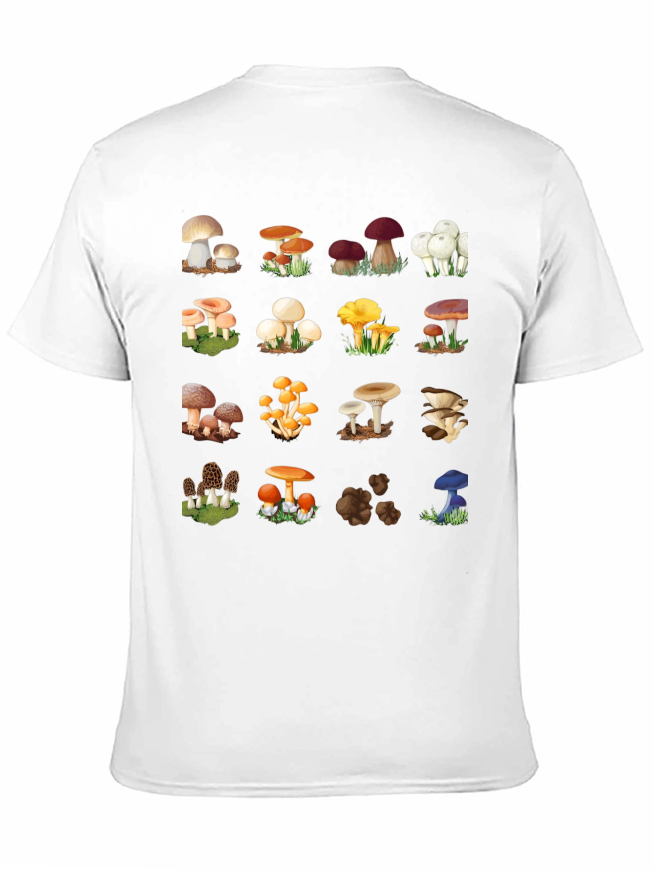 Mushroom Pattern T-Shirt