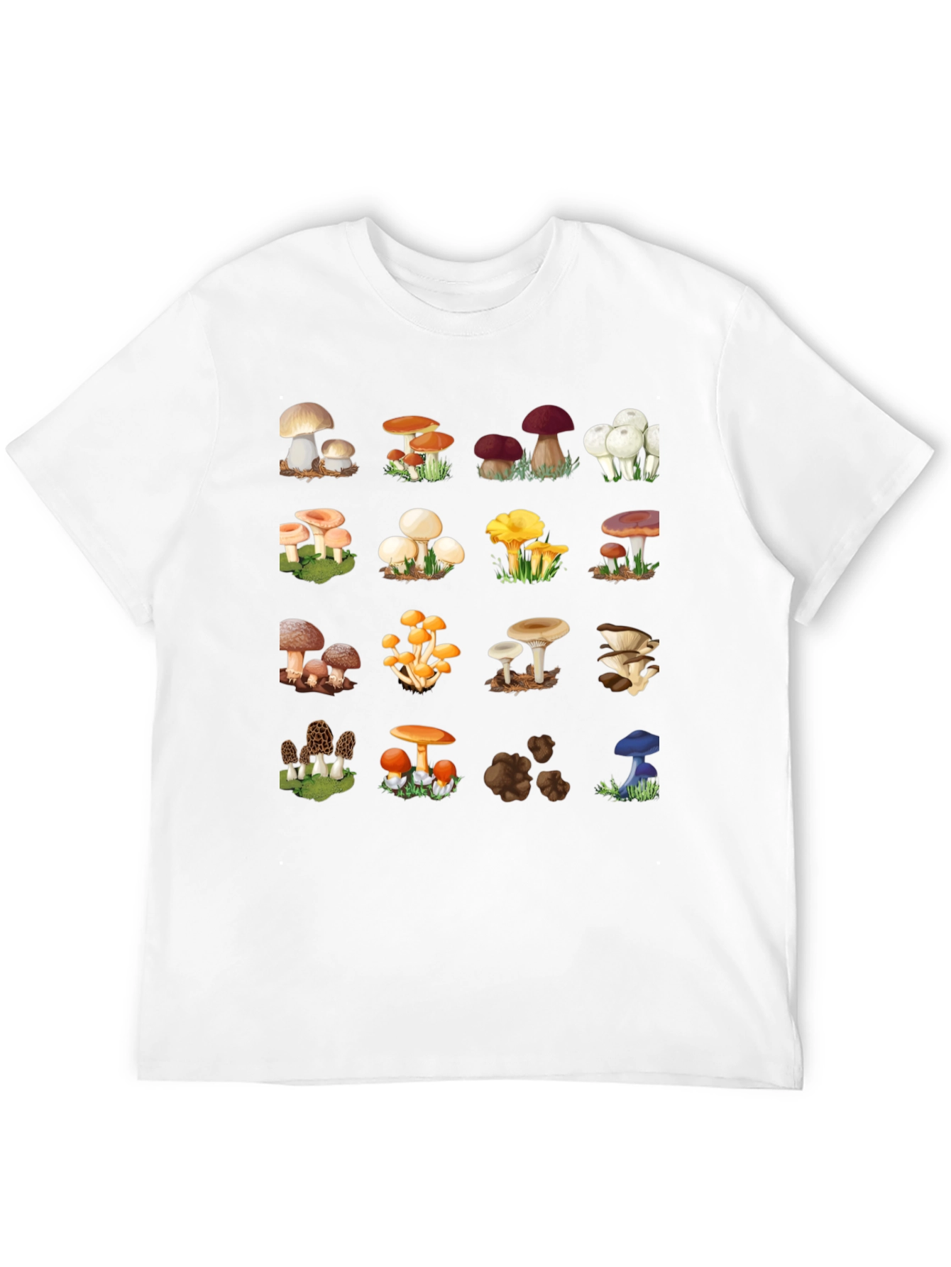 Mushroom Pattern T-Shirt