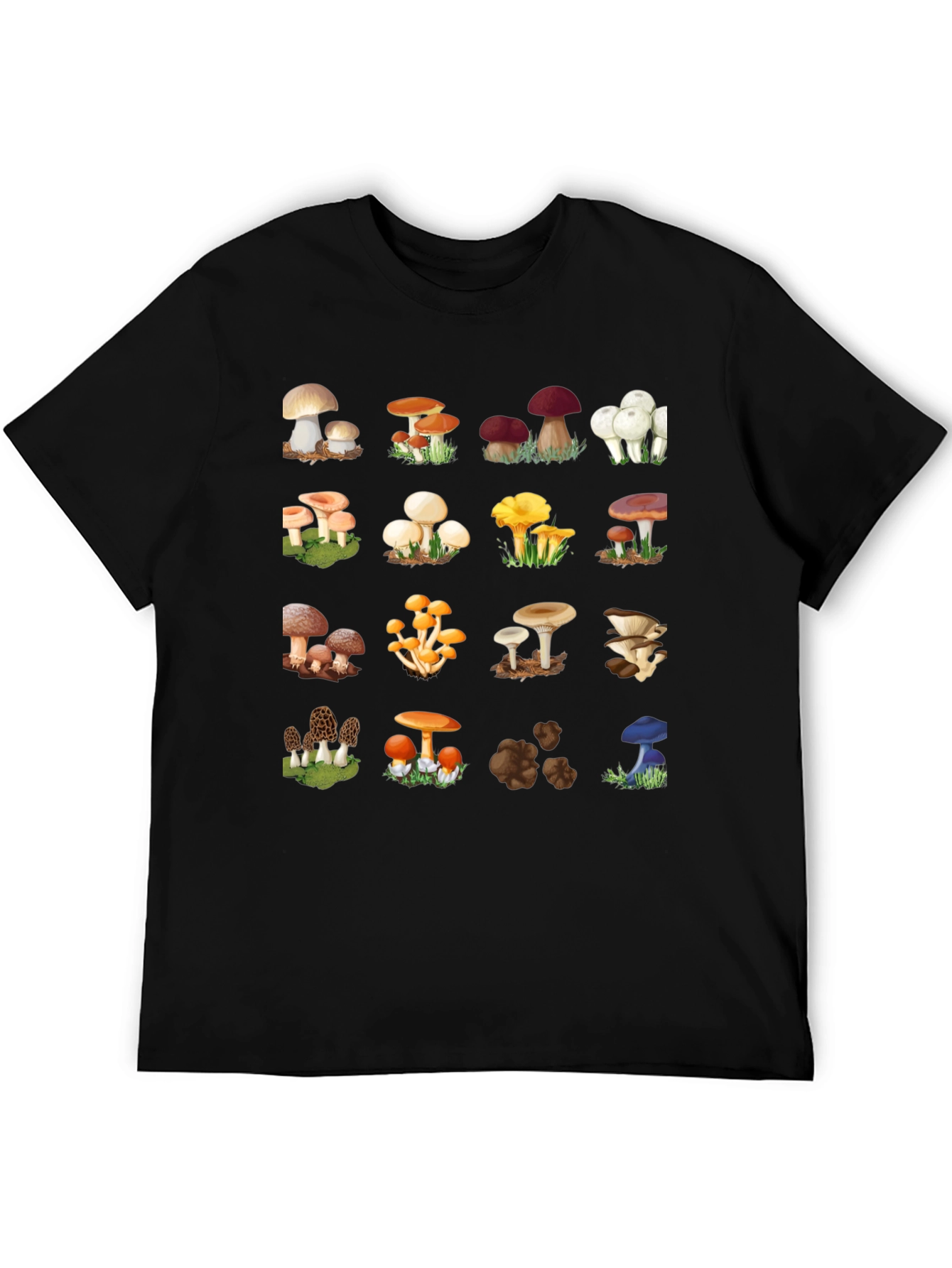 Mushroom Pattern T-Shirt