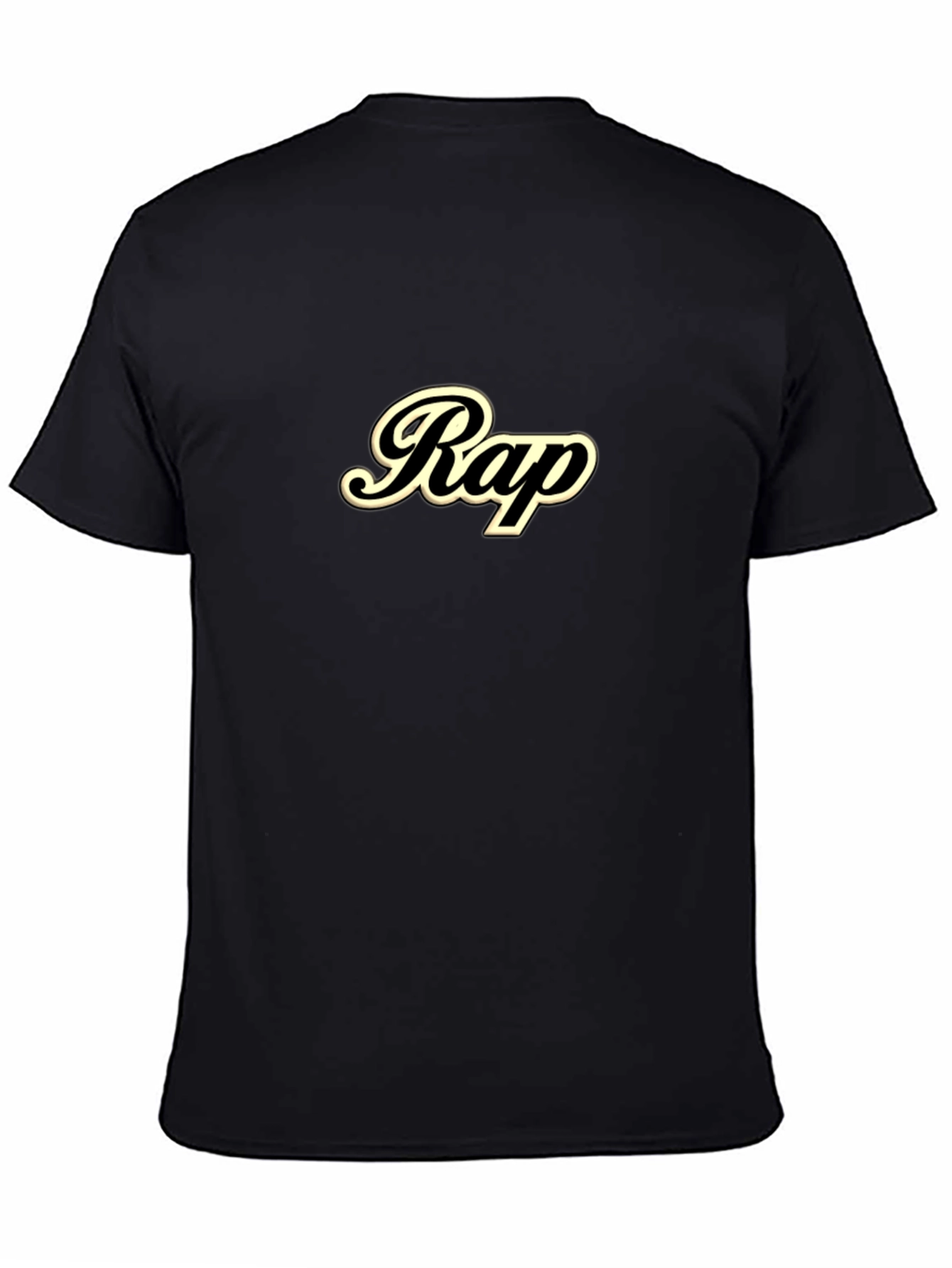 Rap Graphic Tee - Mens Black T-Shirt