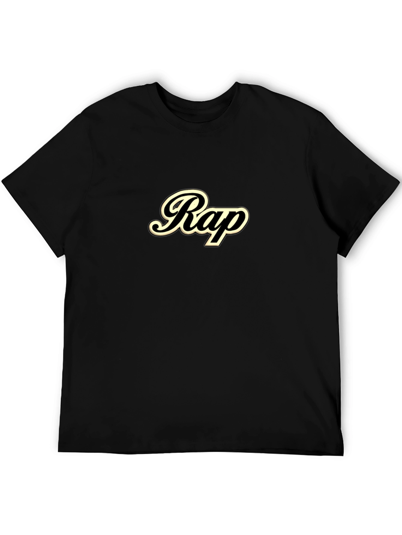 Rap Graphic Tee - Mens Black T-Shirt