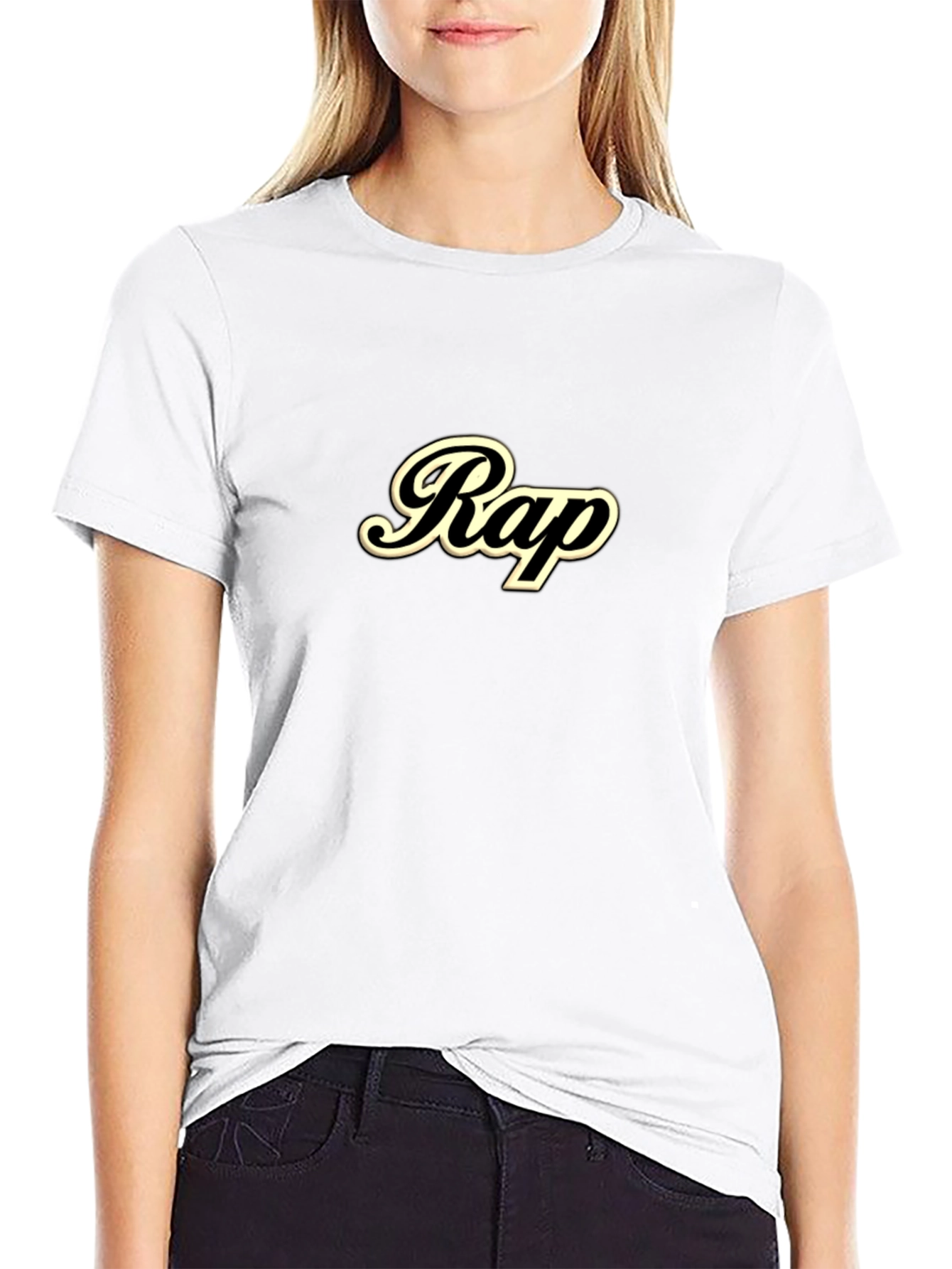 Rap Graphic Tee - Mens Black T-Shirt