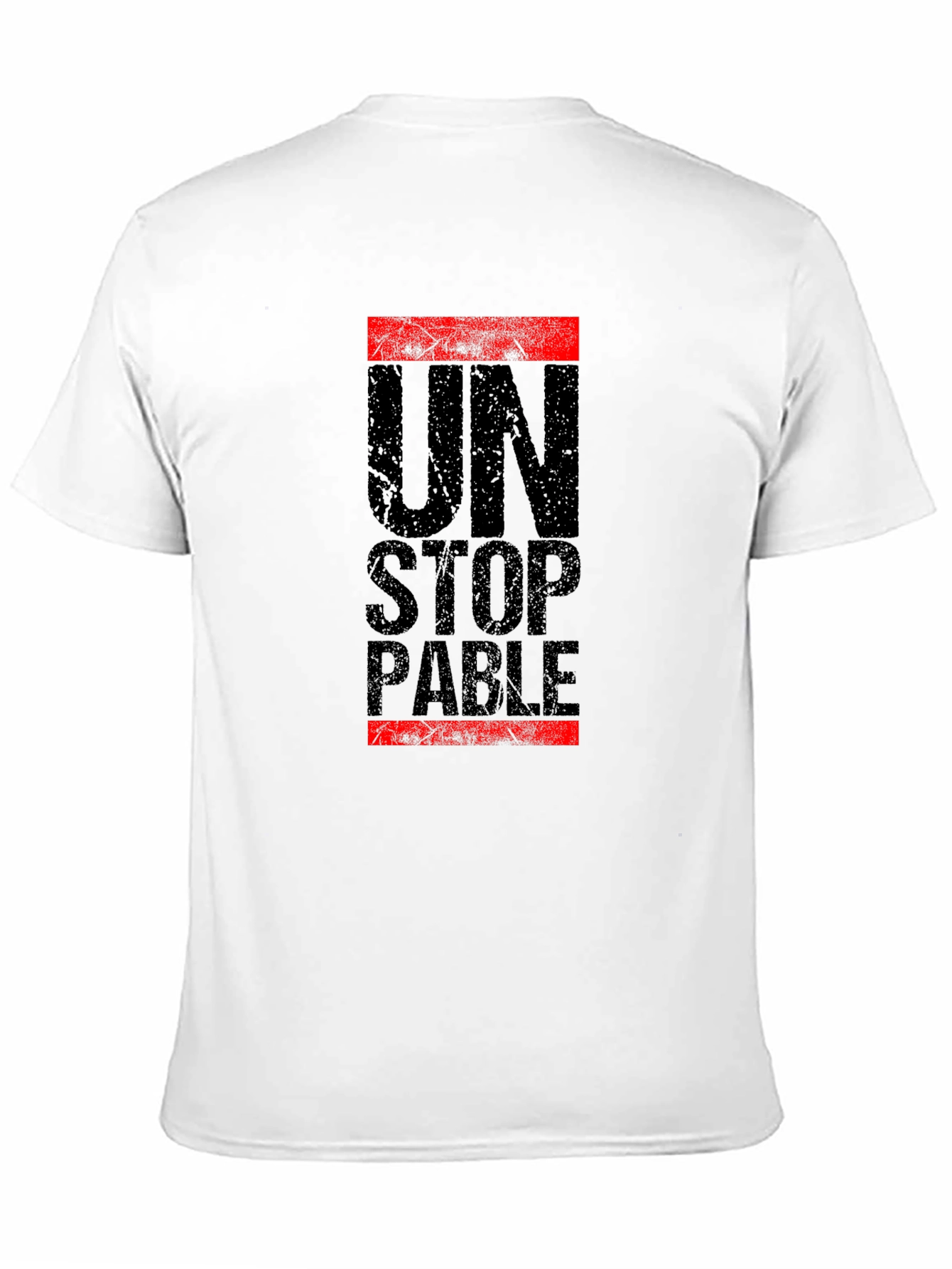 Unstoppable Graphic Print Black T-Shirt