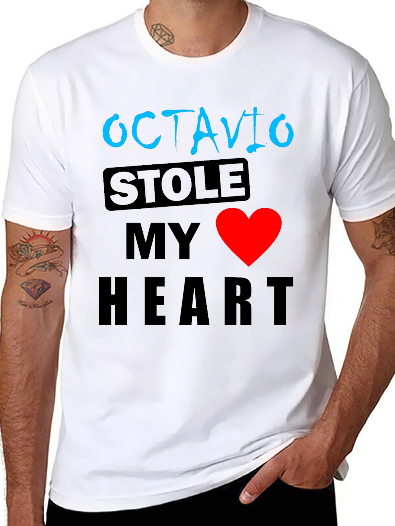 Octavio Stole My Heart Graphic T-Shirt