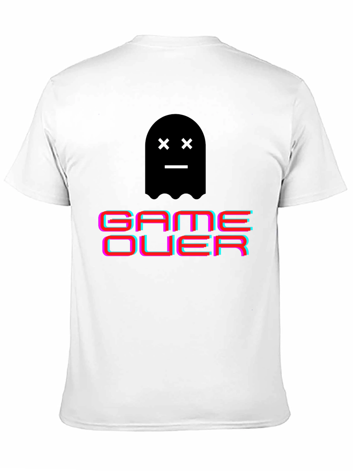 Game Over Ghost Graphic T-Shirt - Gamer Style
