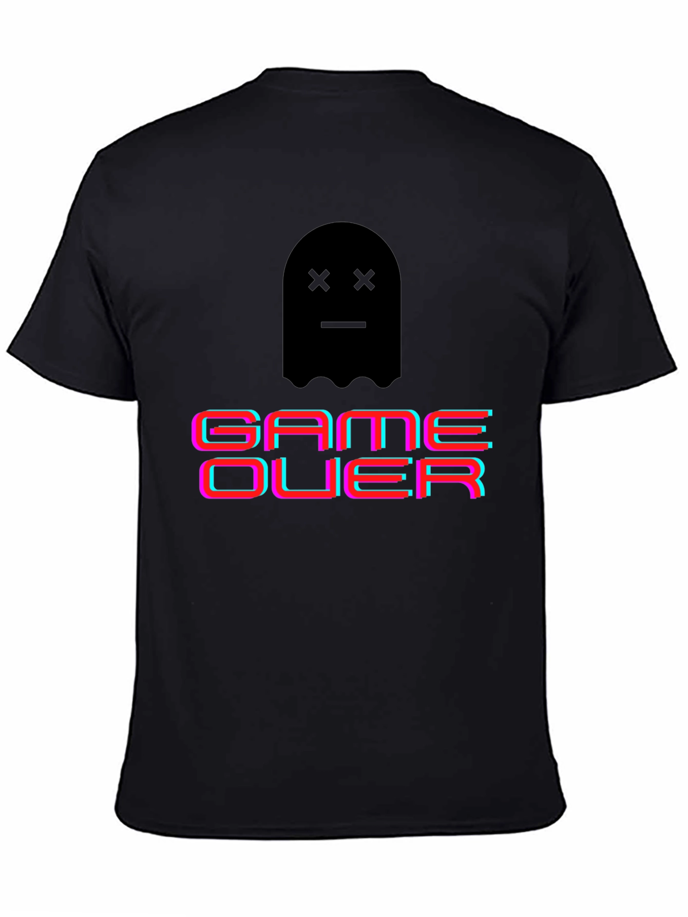 Game Over Ghost Graphic T-Shirt - Gamer Style