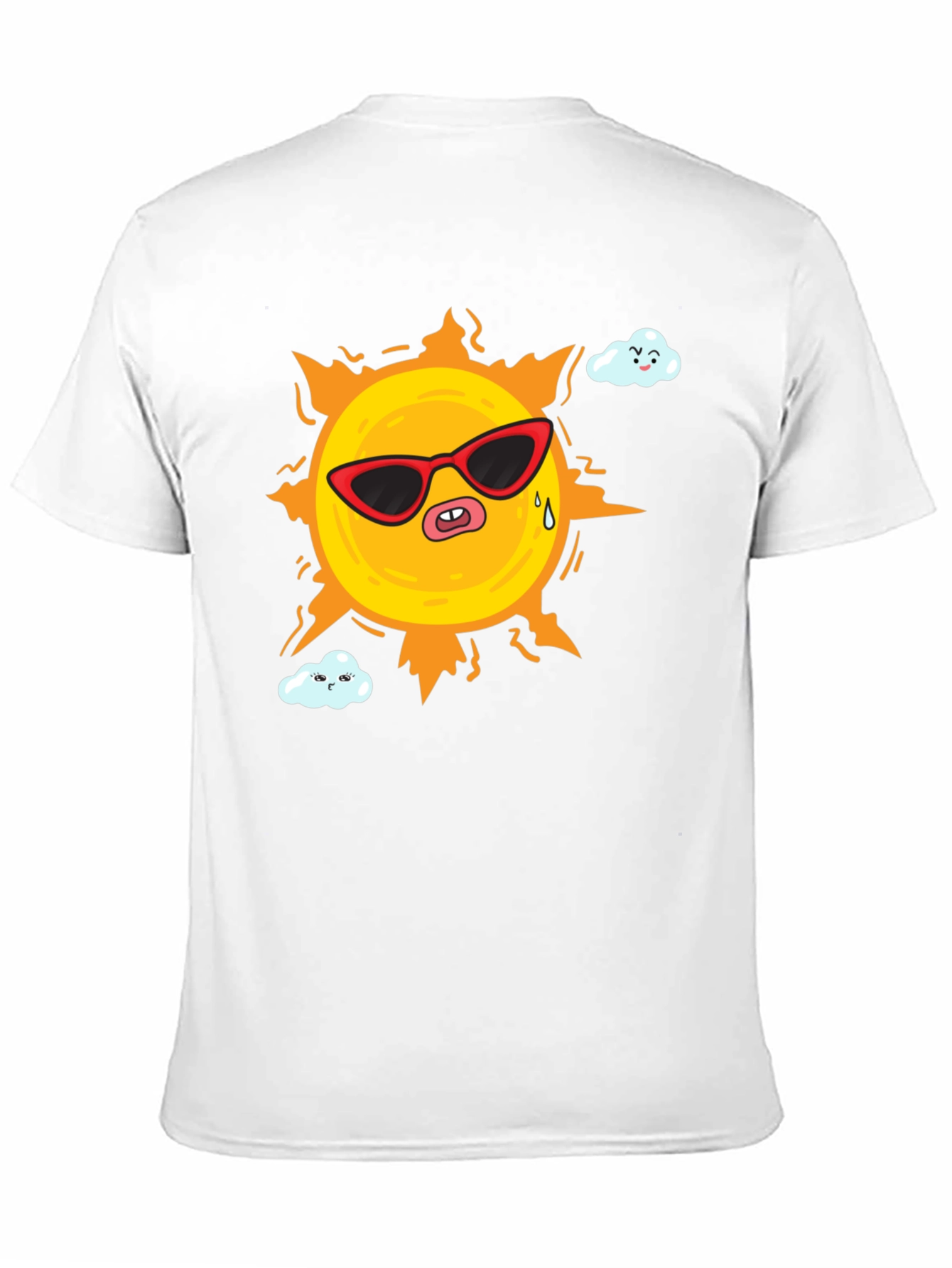 Funny Sun Cartoon Graphic T-Shirt