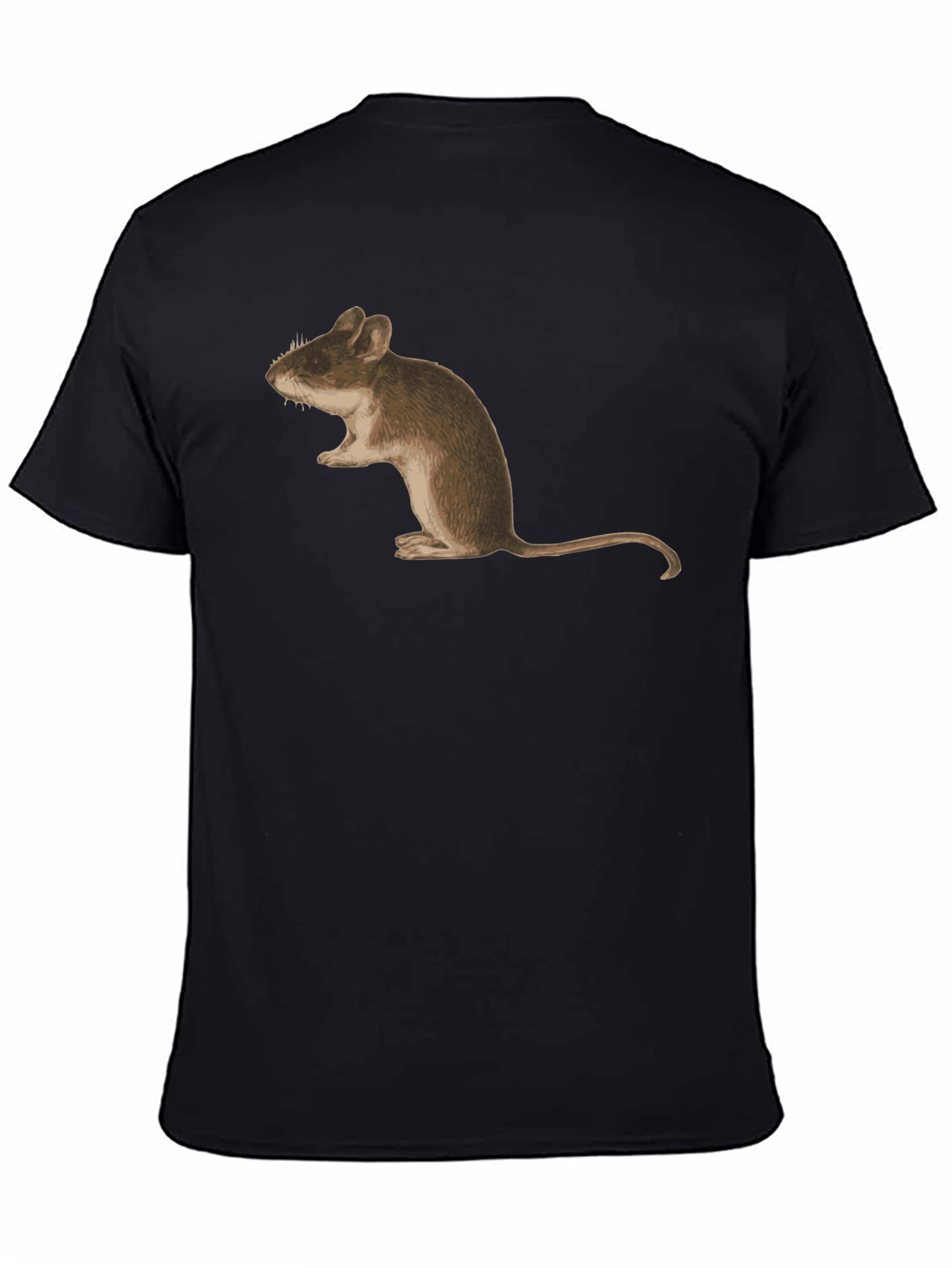 Mouse Graphic Tee - Unisex Black T-Shirt