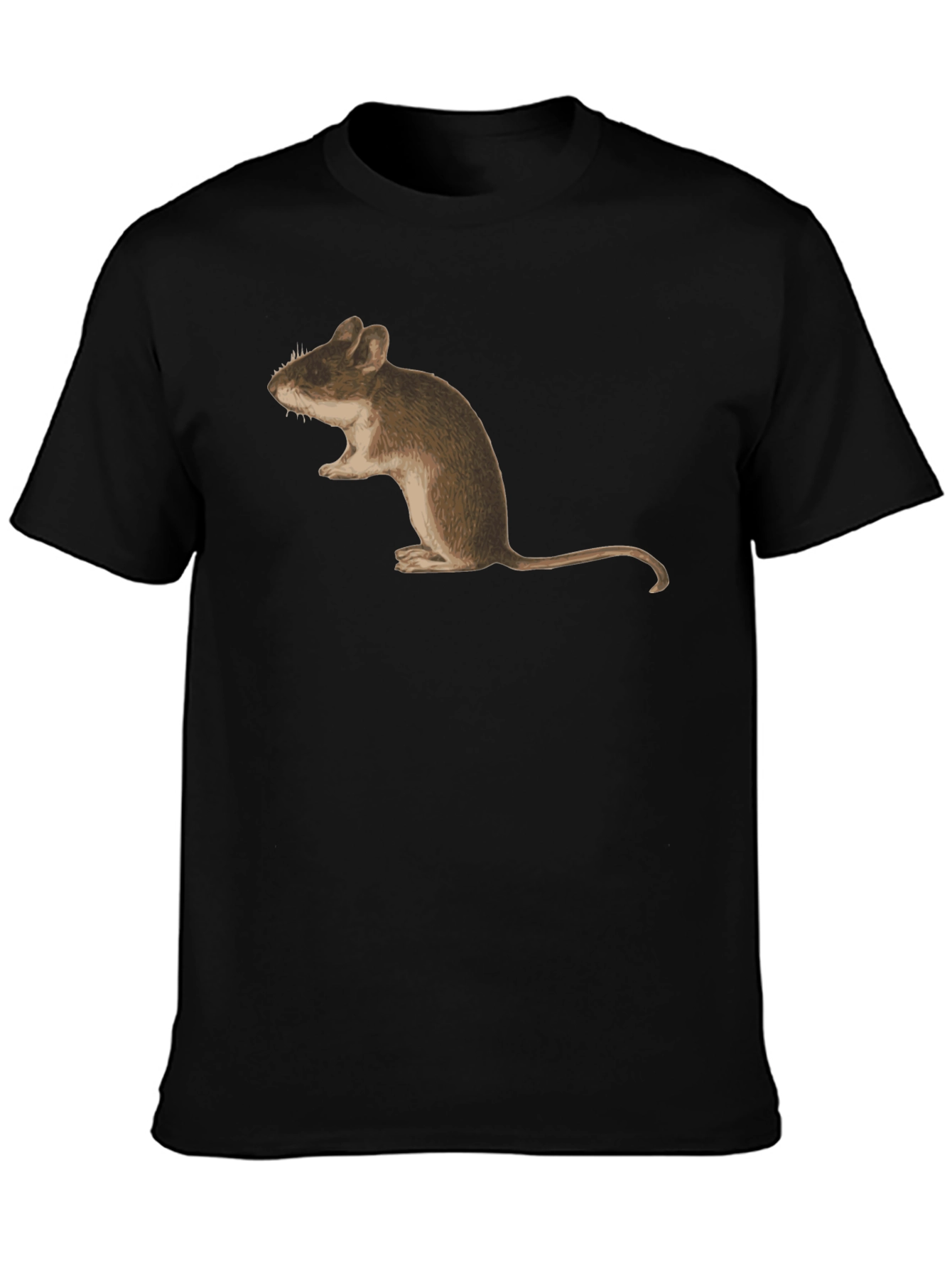 Mouse Graphic Tee - Unisex Black T-Shirt