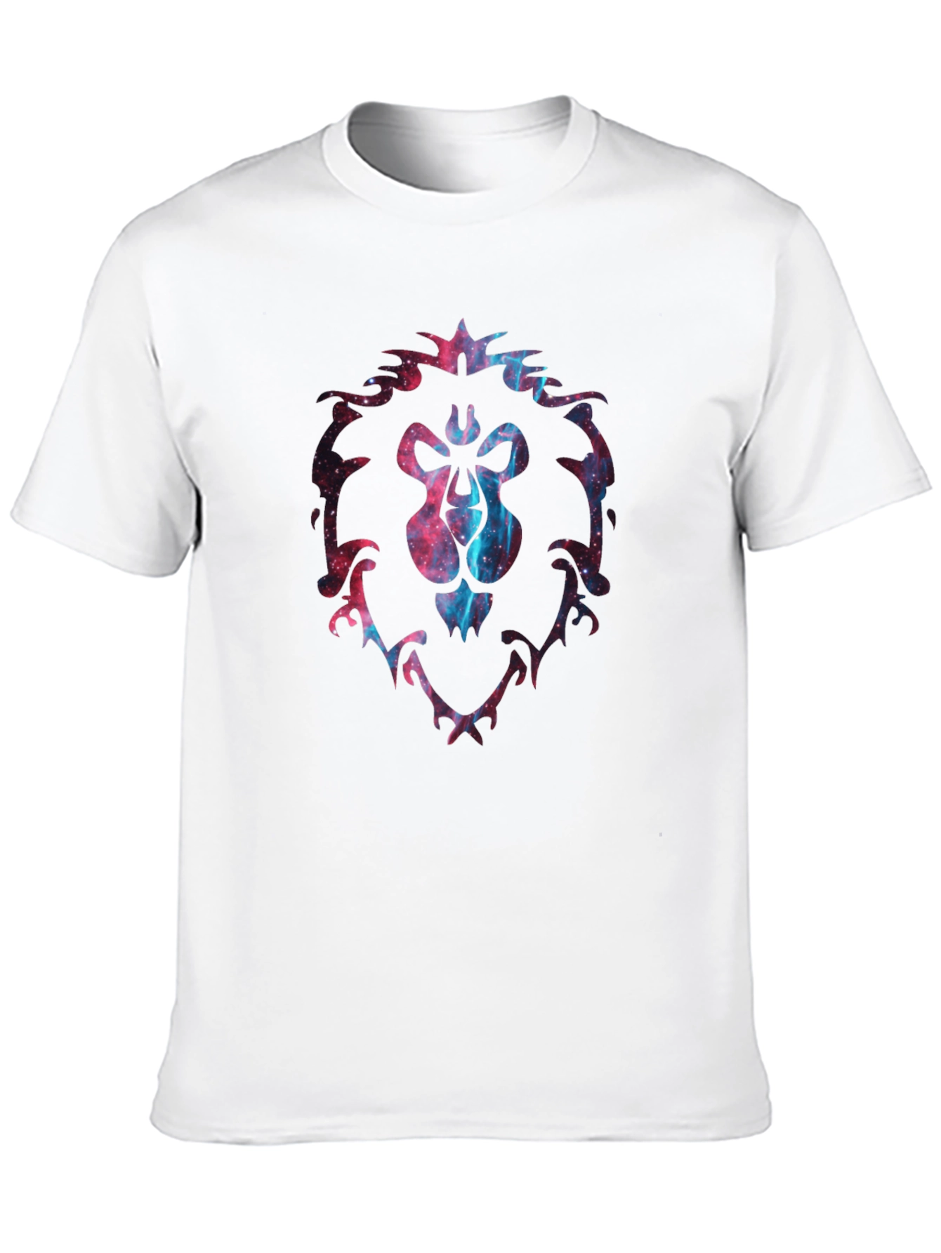 Alliance Lion Galaxy Print Black T-Shirt