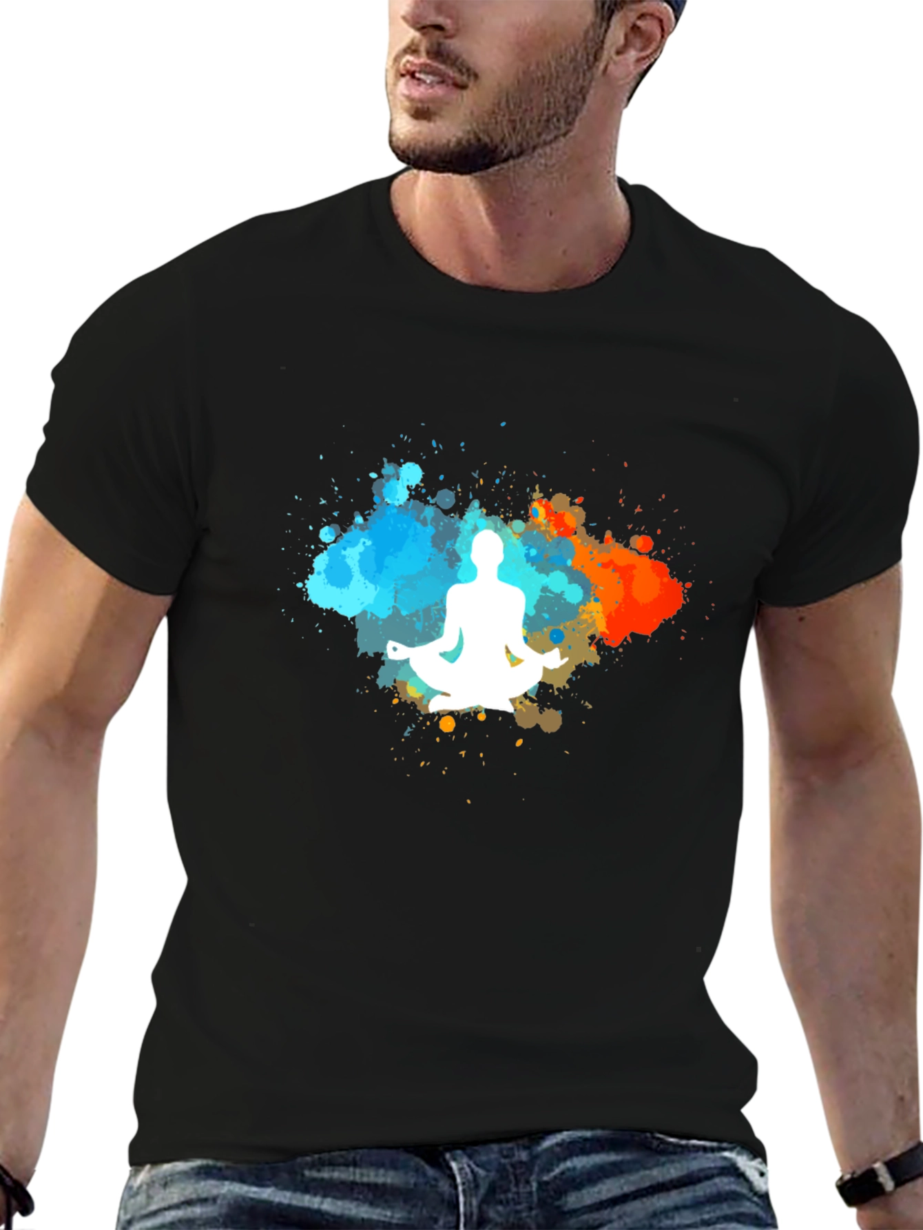 Yoga Meditation T-Shirt - Stylish Graphic Tee