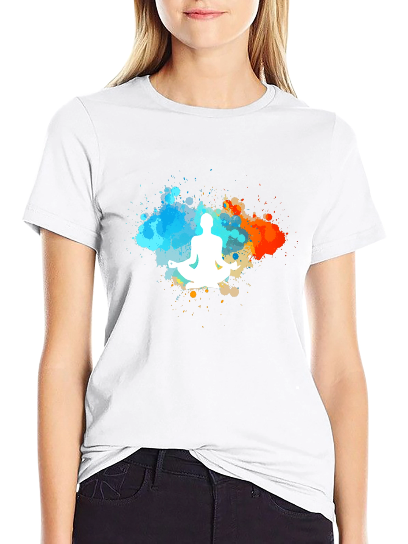 Yoga Meditation T-Shirt - Stylish Graphic Tee