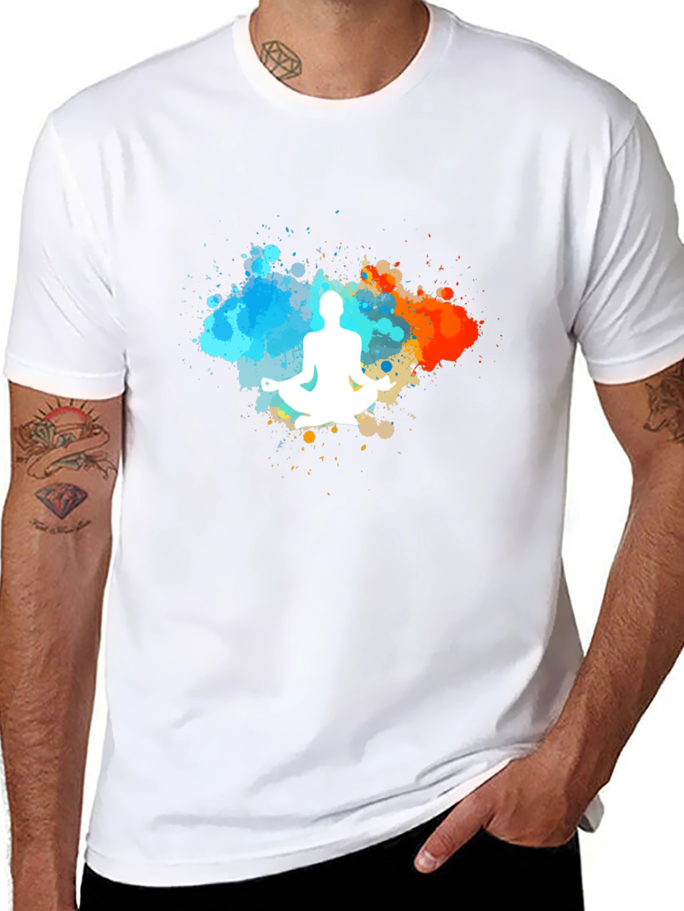 Yoga Meditation T-Shirt - Stylish Graphic Tee