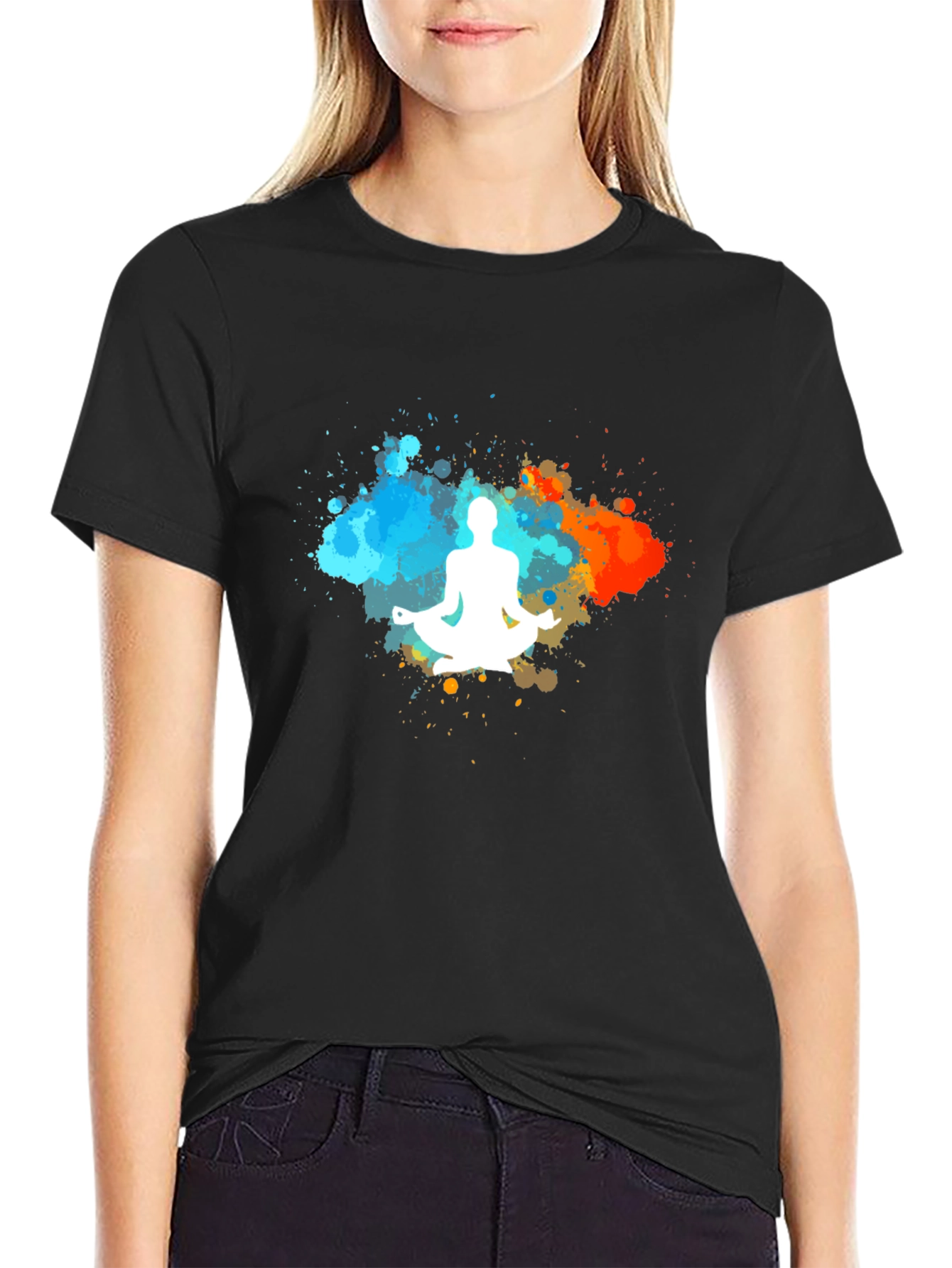 Yoga Meditation T-Shirt - Stylish Graphic Tee