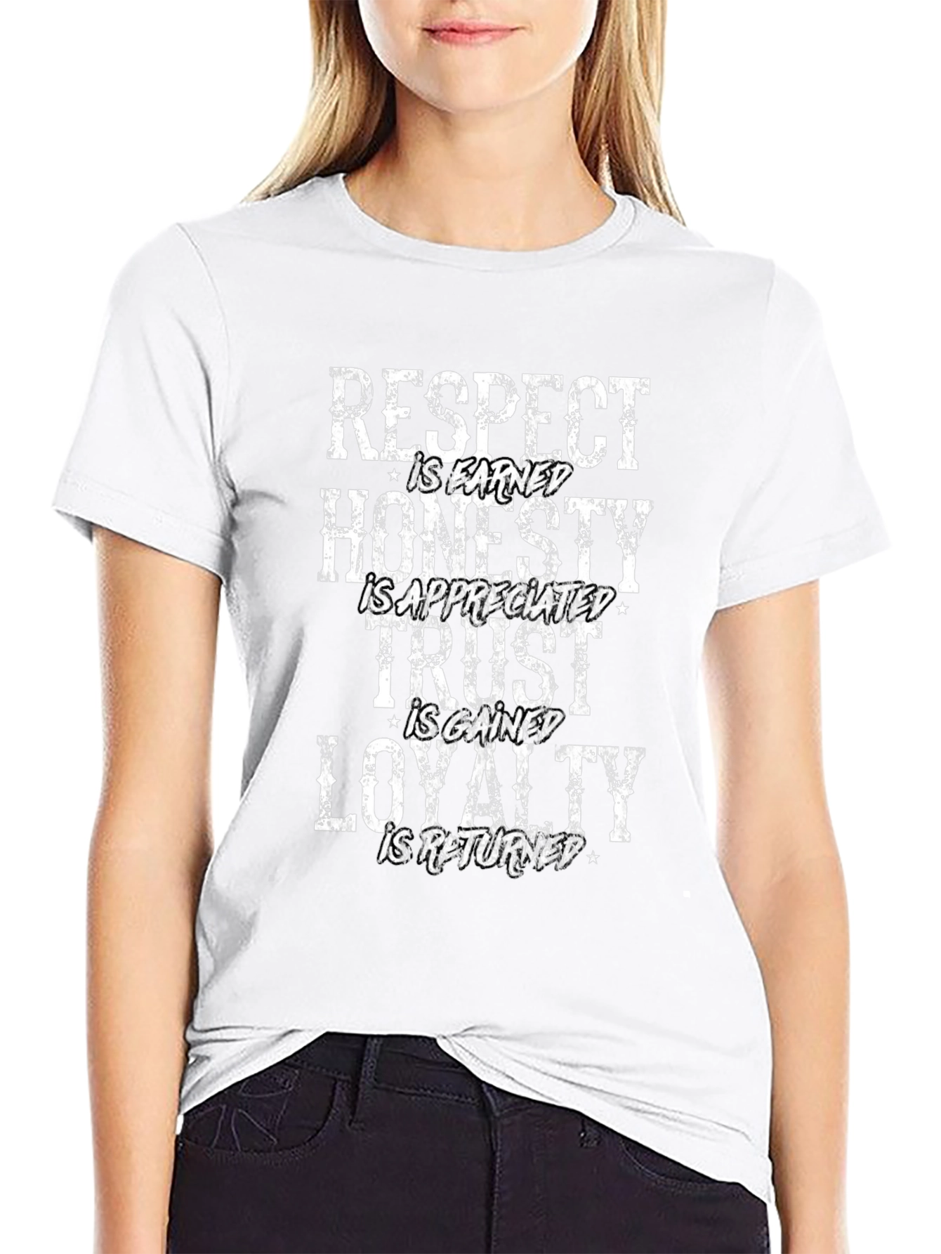 Respect Honesty Trust Loyalty Graphic Tee