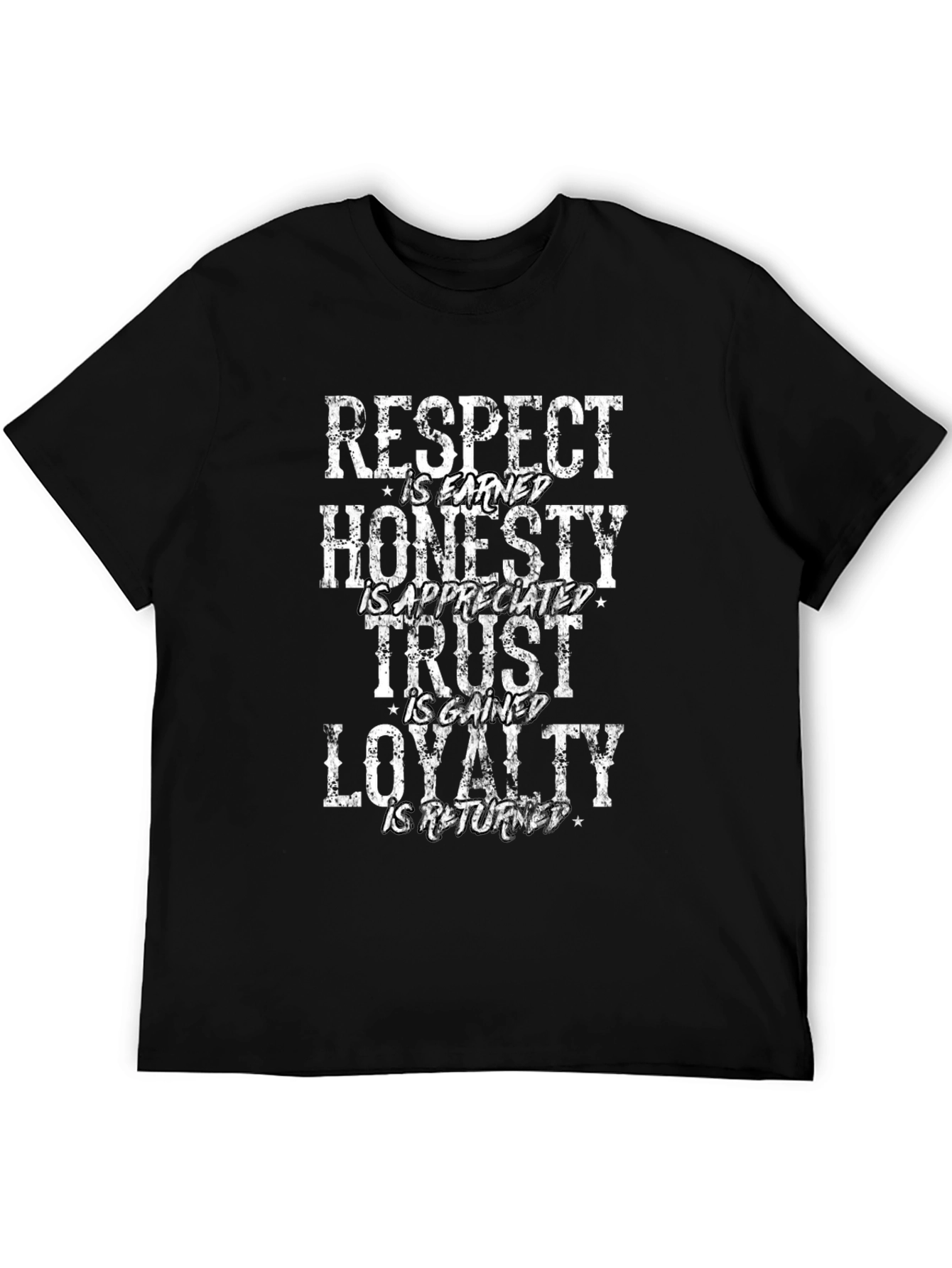 Respect Honesty Trust Loyalty Graphic Tee