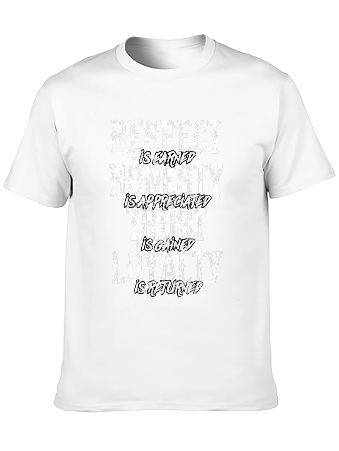 Respect Honesty Trust Loyalty Graphic Tee