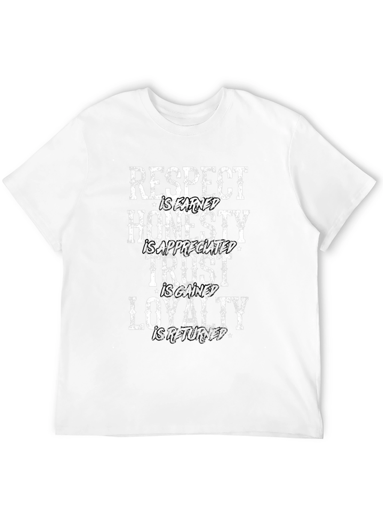 Respect Honesty Trust Loyalty Graphic Tee