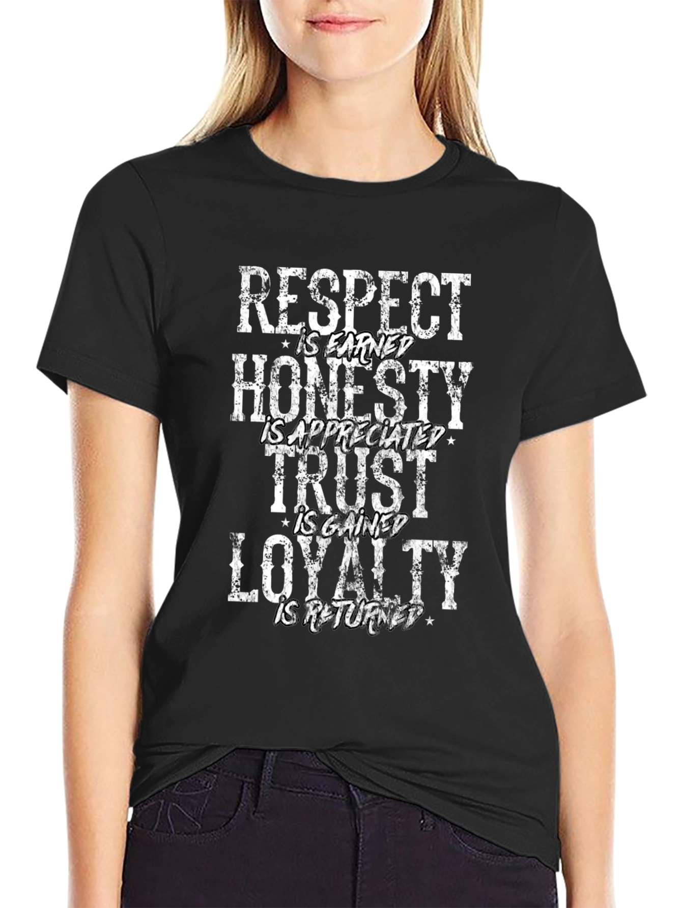 Respect Honesty Trust Loyalty Graphic Tee